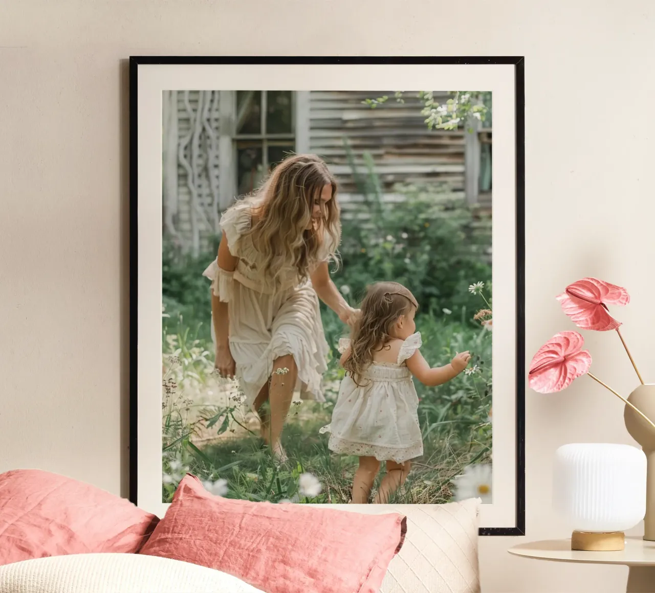 Riverbero di menta poster da PhotoVibe Decor