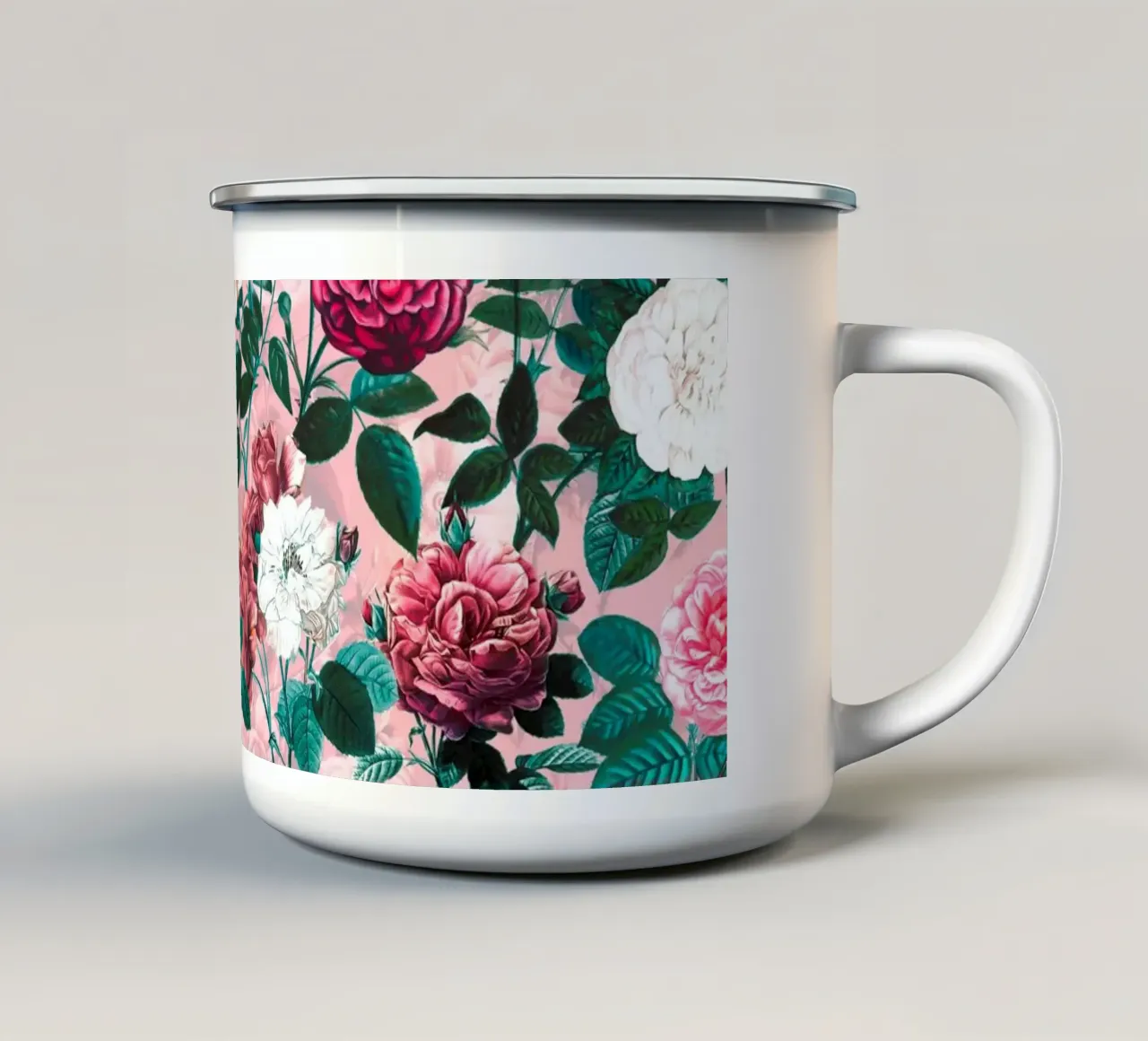 Summer Botanical Garden tazza in smalto da burcukorkmazyurek
