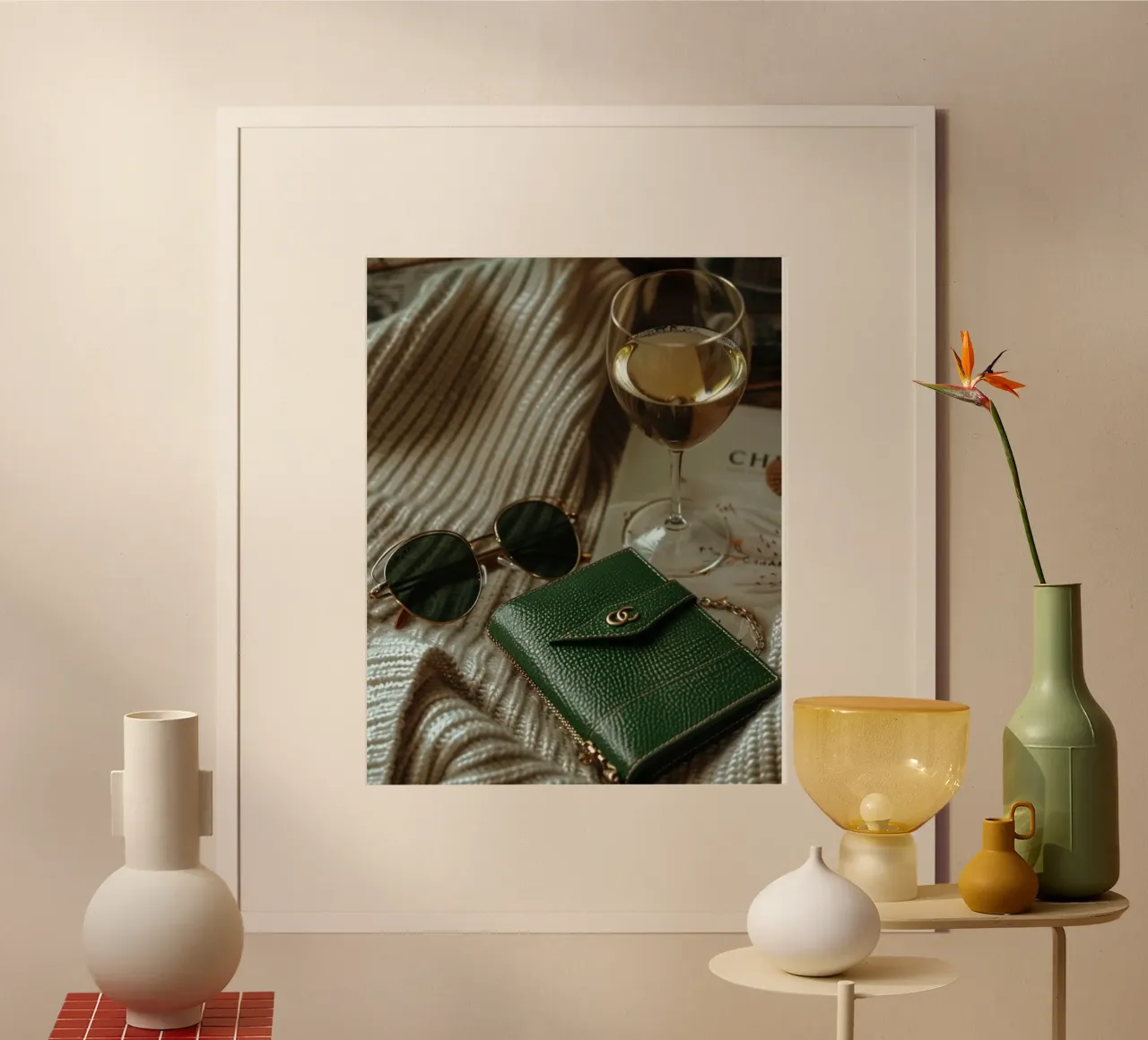 Riverbero di menta poster da PhotoVibe Decor