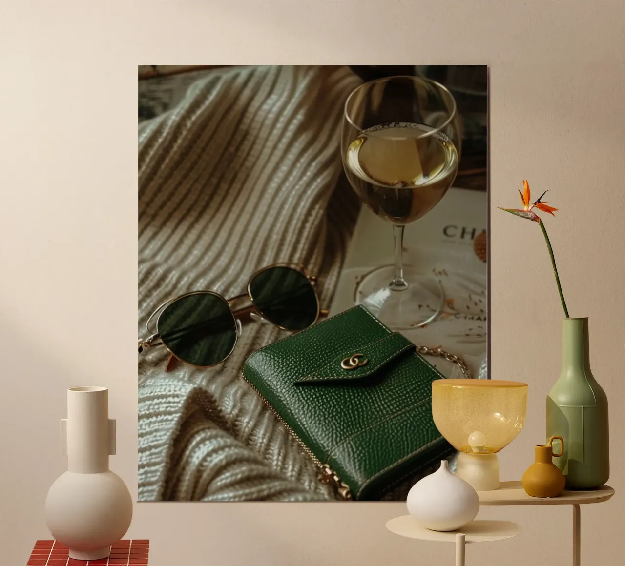Riverbero di menta poster da PhotoVibe Decor