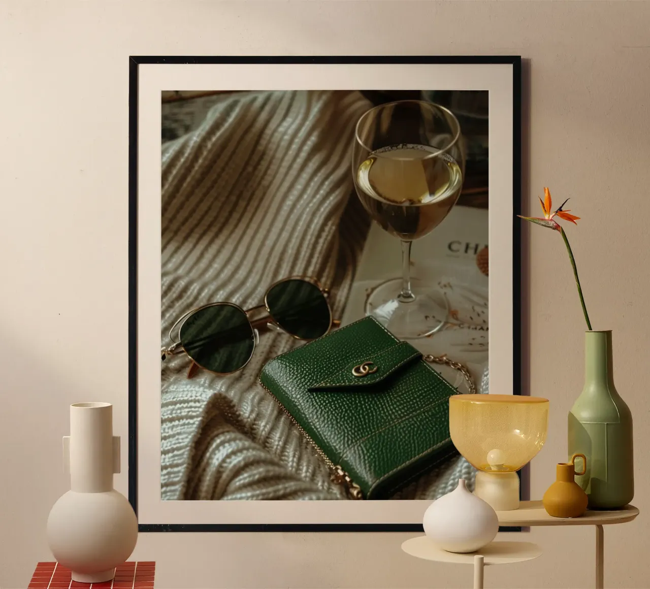 Riverbero di menta poster da PhotoVibe Decor