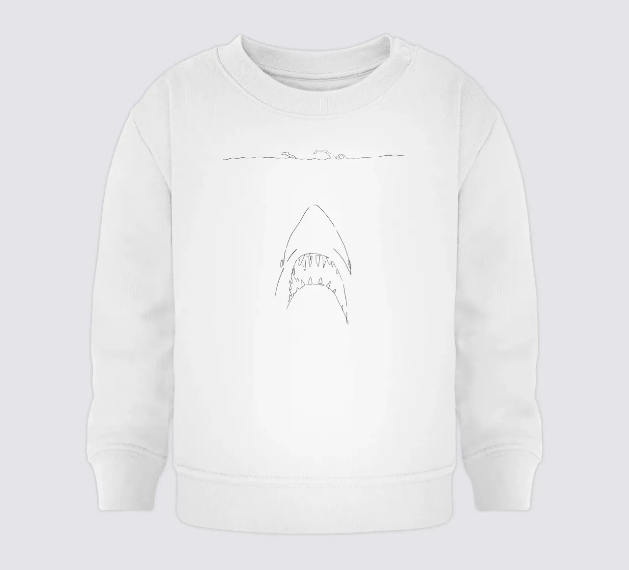 Jaws felpa neonato da Ninhol