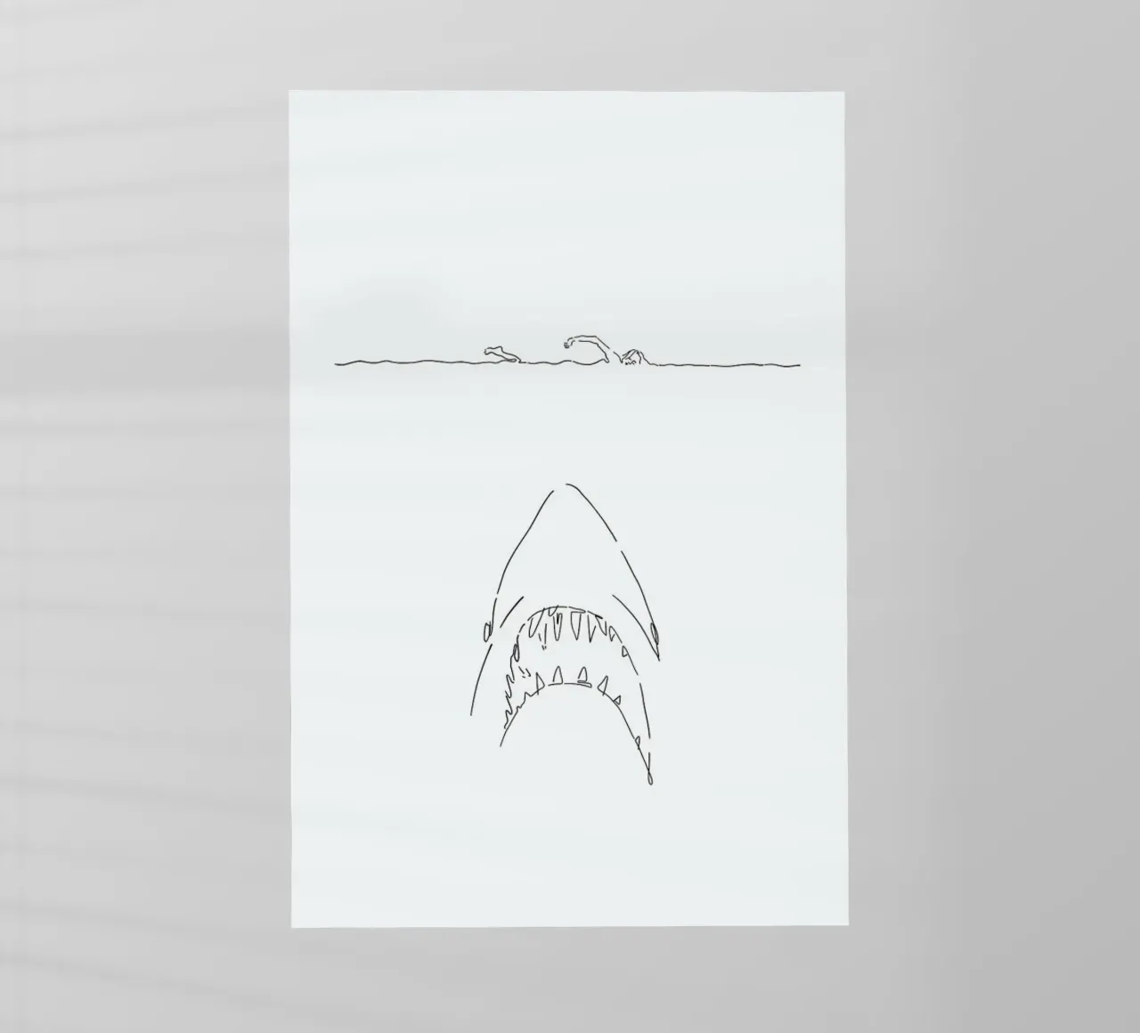 Jaws pellicola backlit da Ninhol