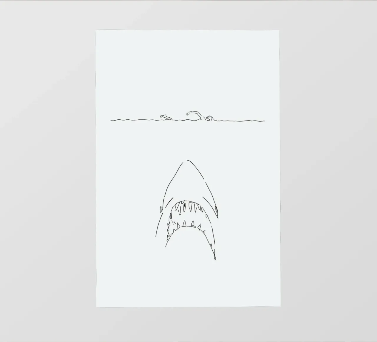 Jaws pellicola backlit da Ninhol