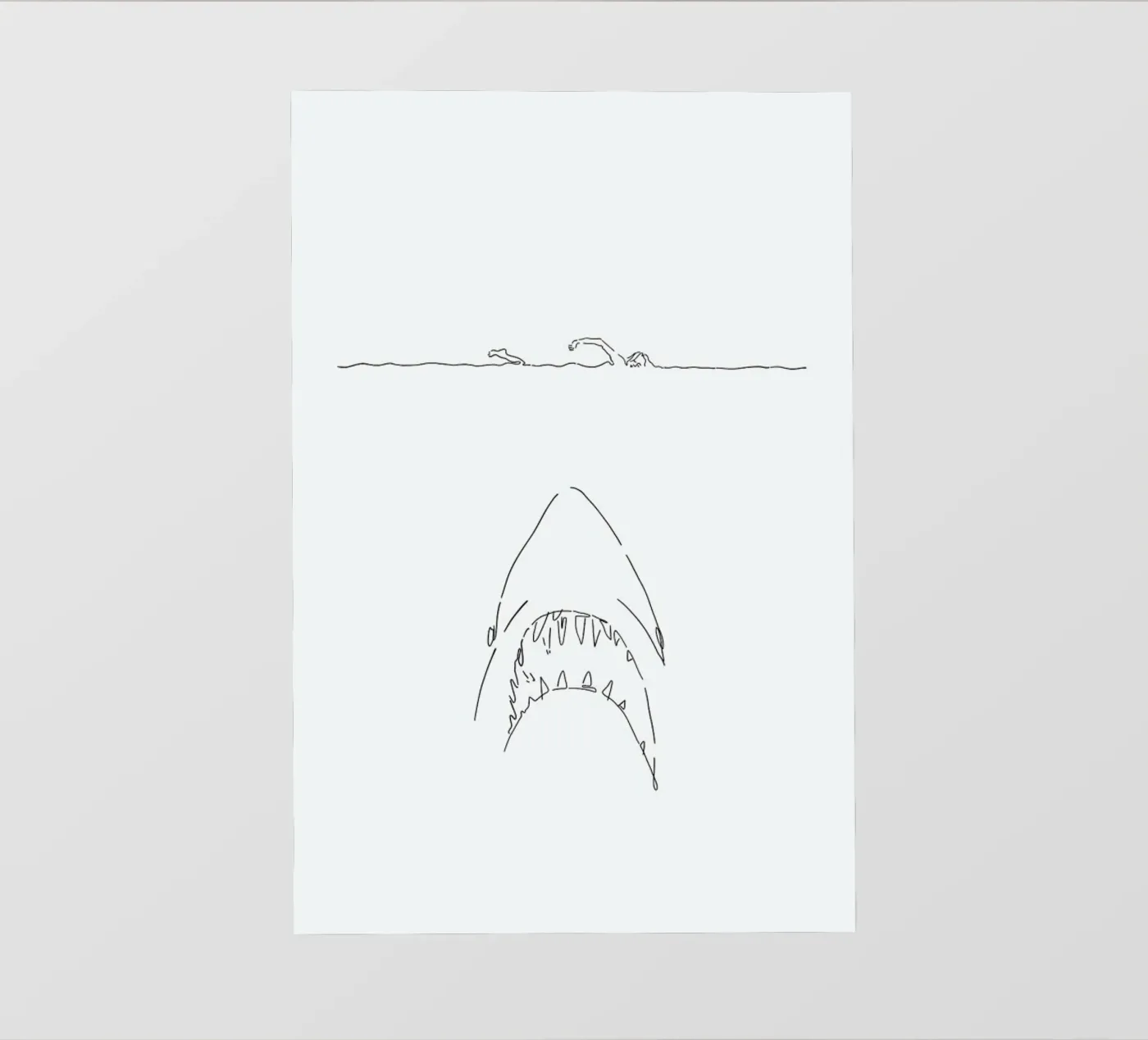 Jaws pellicola backlit da Ninhol