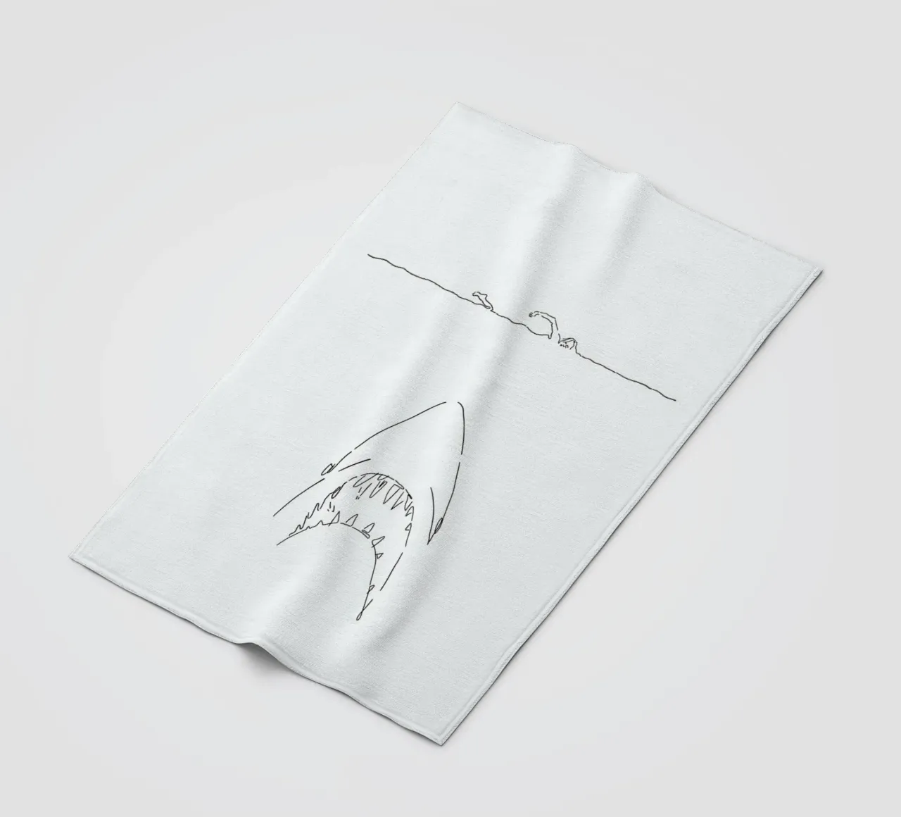 Jaws Fleecedecke von Ninhol