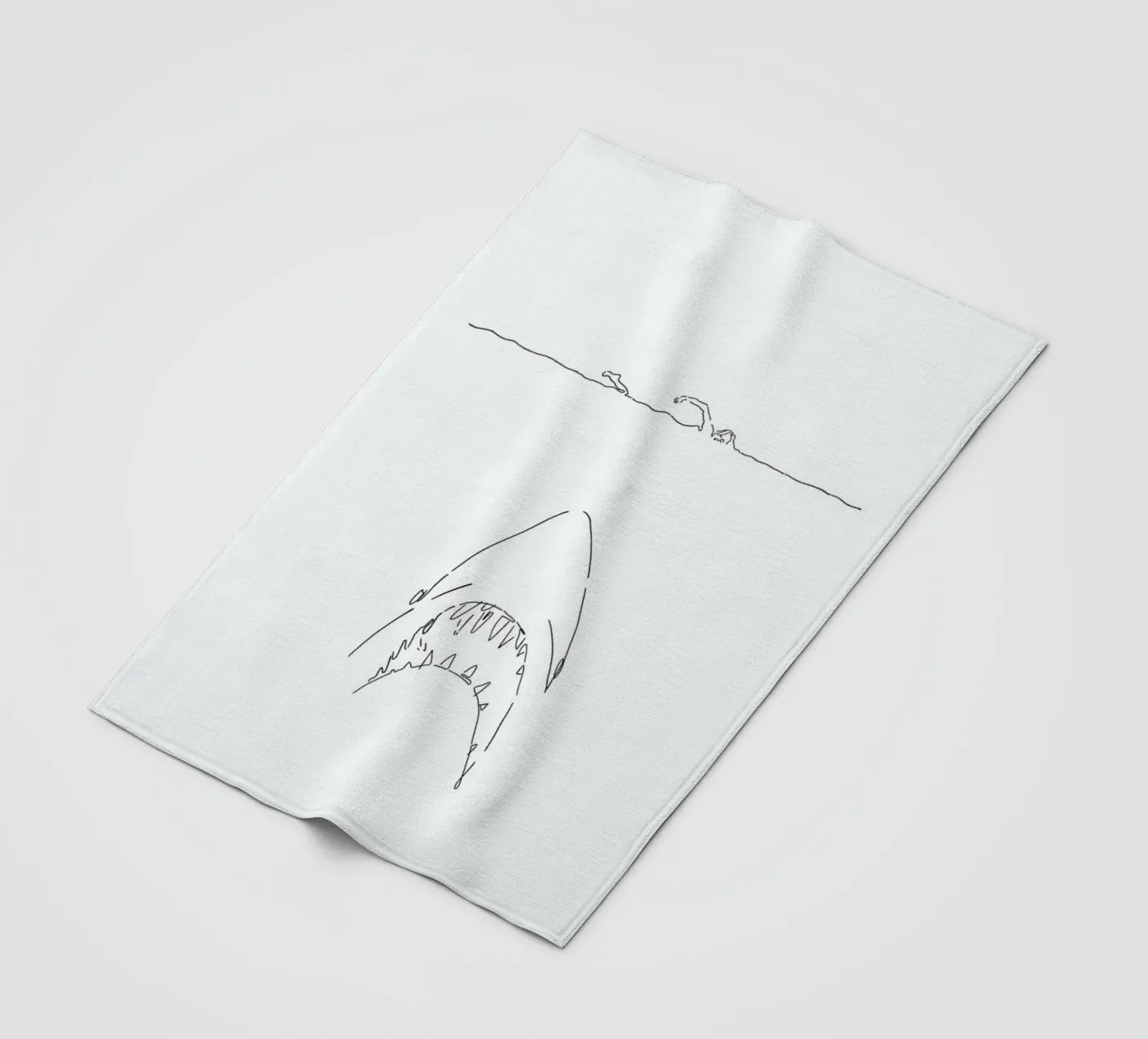 Jaws Fleecedecke von Ninhol