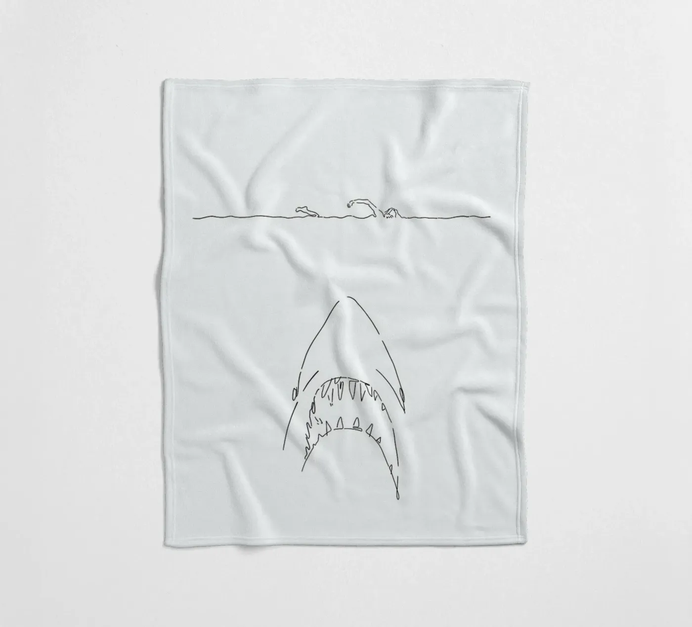 Jaws Fleecedecke von Ninhol