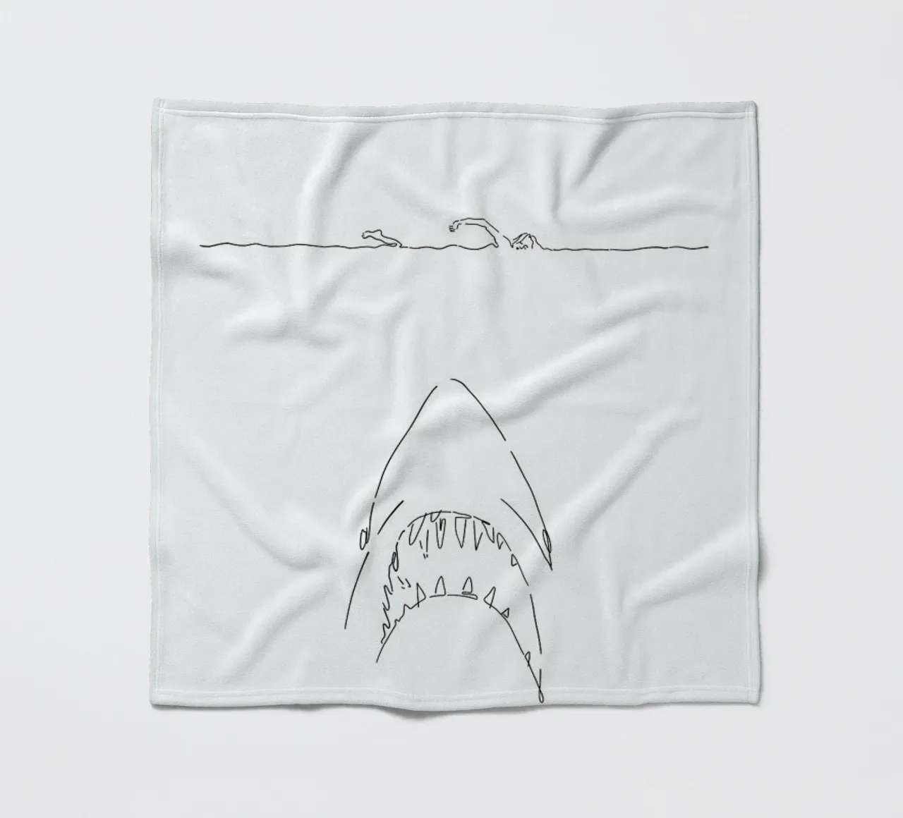 Jaws Fleecedecke von Ninhol
