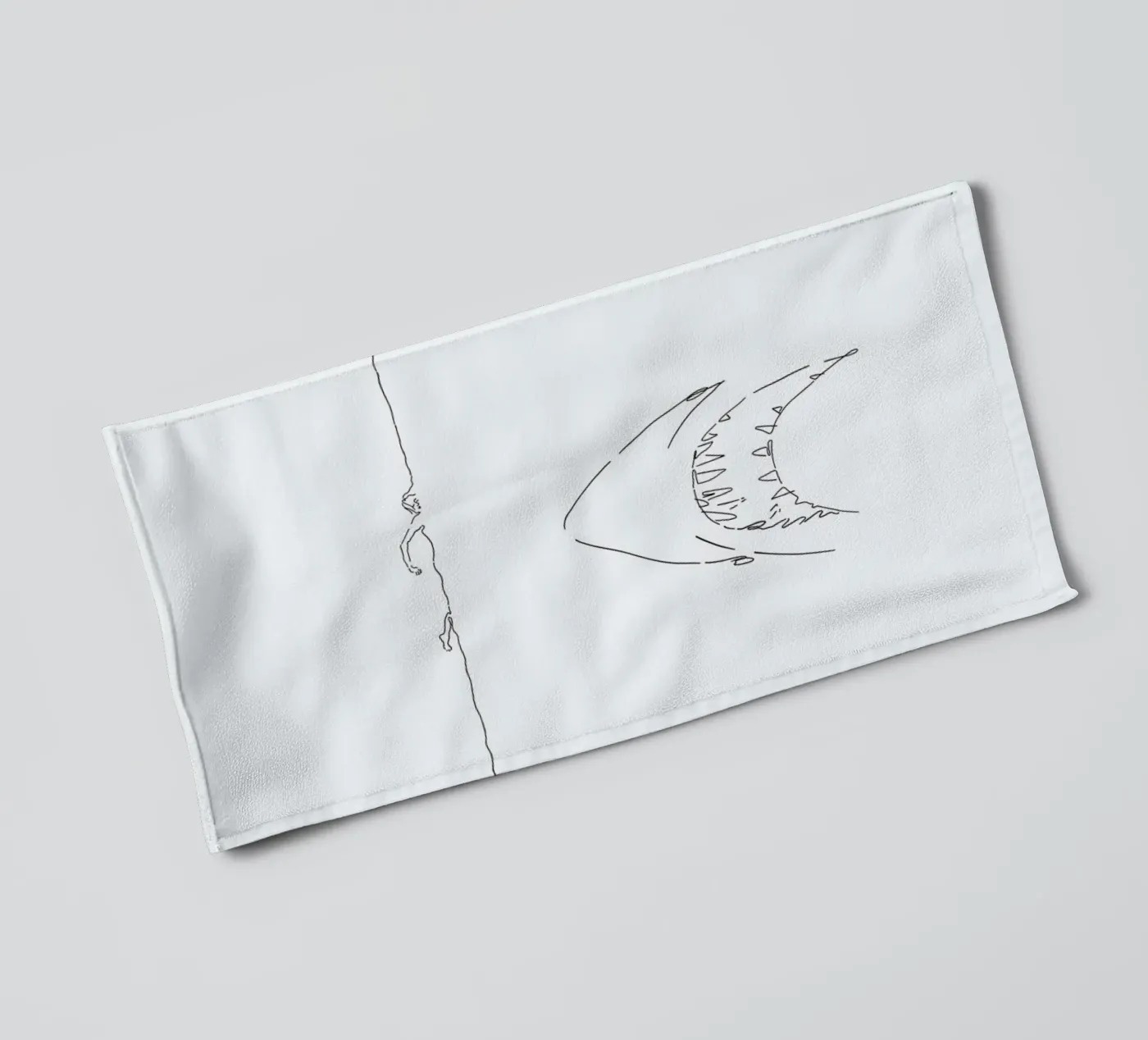 Jaws badhanddoek van Ninhol