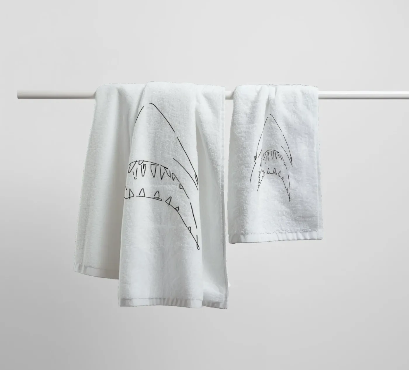 Jaws badhanddoek van Ninhol