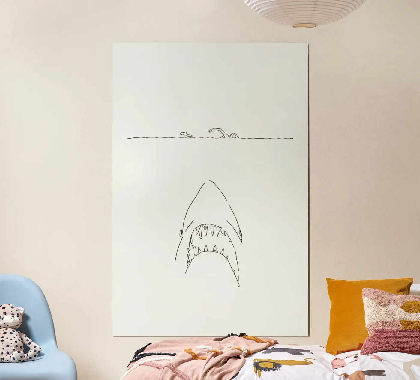 Jaws poster van Ninhol