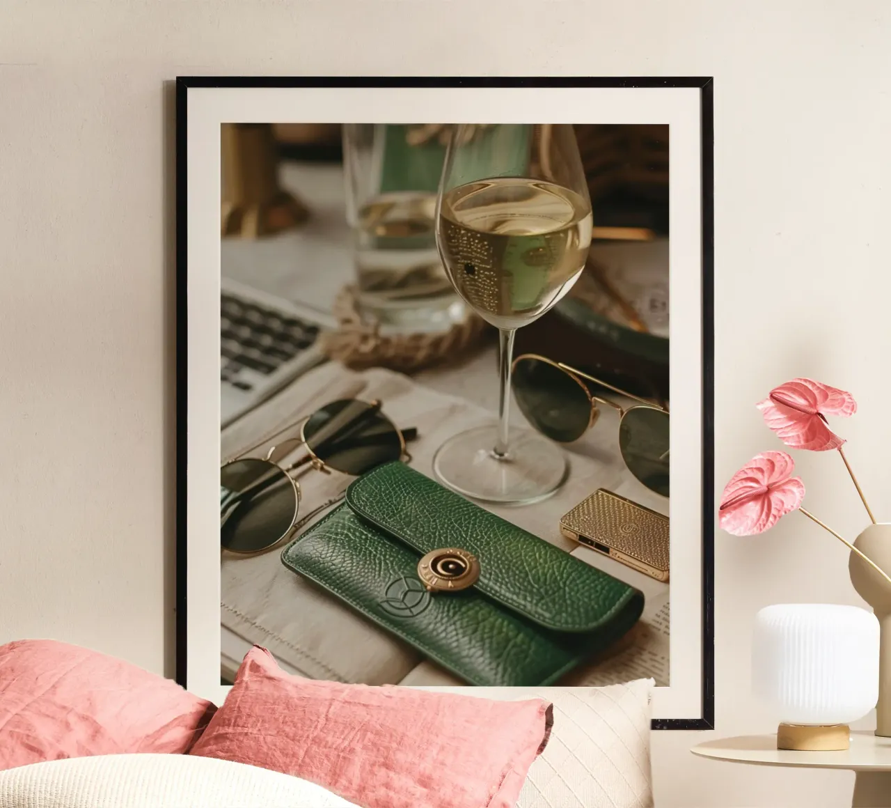 Riverbero di menta poster da PhotoVibe Decor