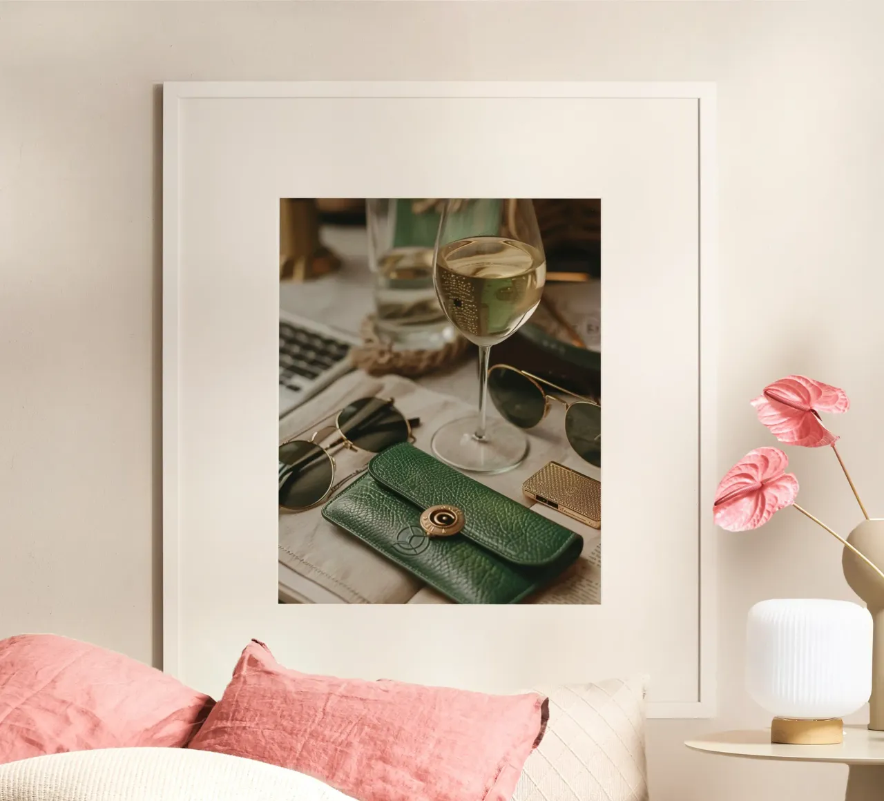 Riverbero di menta poster da PhotoVibe Decor