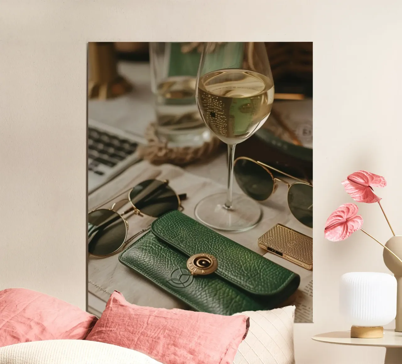 Riverbero di menta poster da PhotoVibe Decor