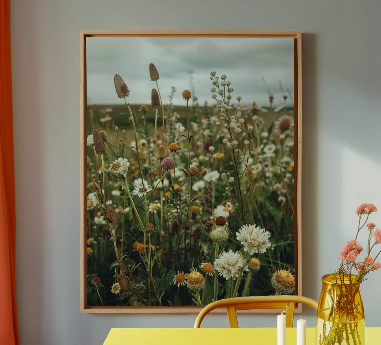 Munt mijmering canvas met Baklijst van PhotoVibe Decor