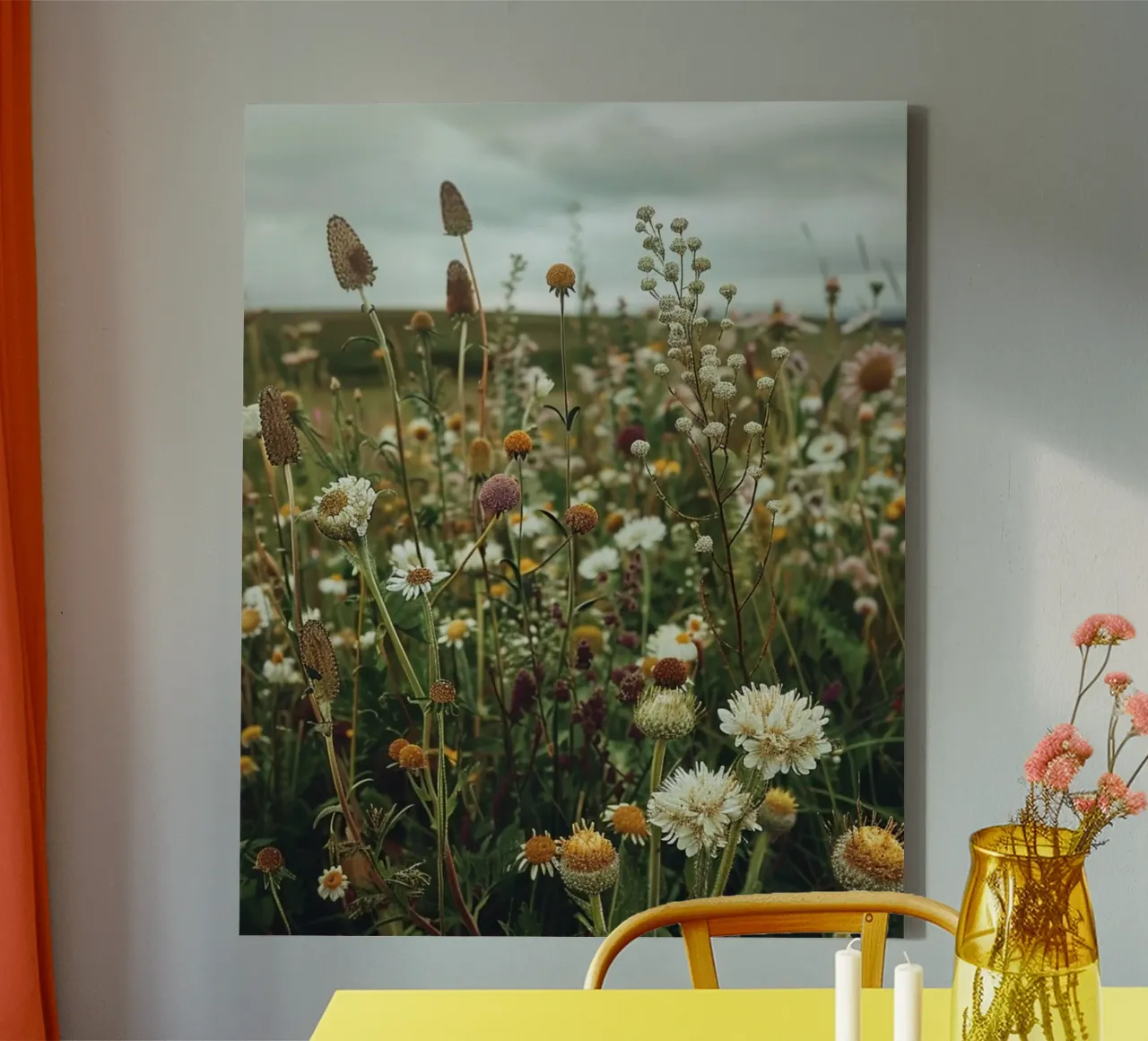 Munt mijmering canvas met Baklijst van PhotoVibe Decor