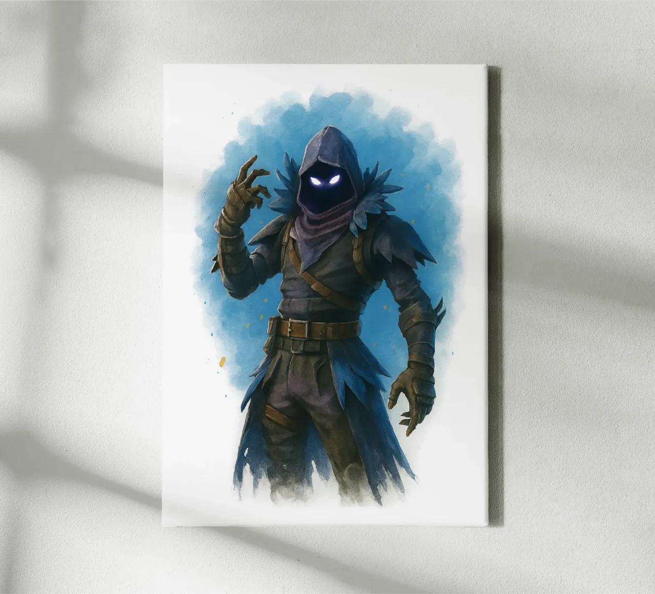 Raven Fortnite tela con Cornice a cassetta da NextPixel