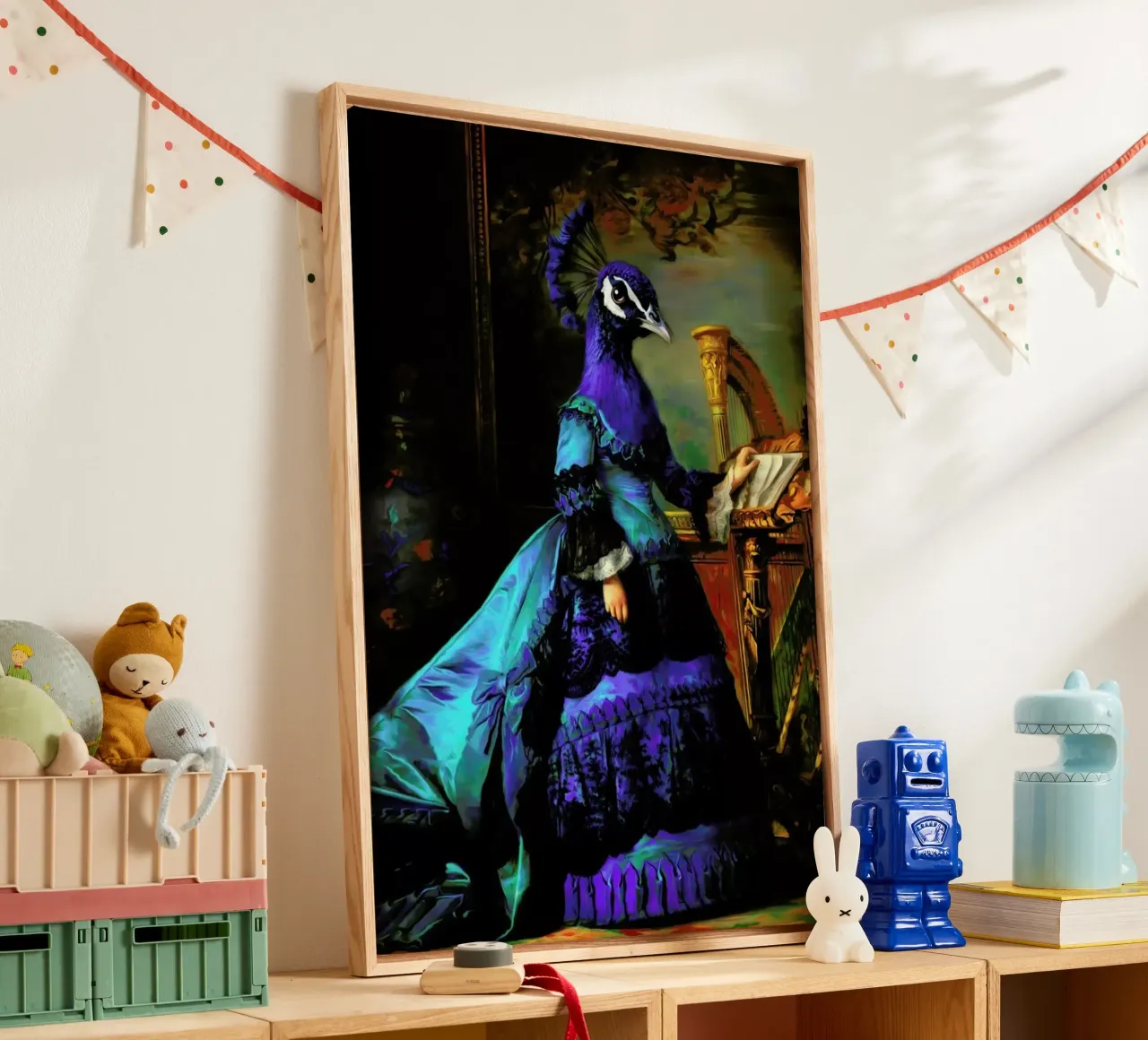 Jeroen canvas with Floater frame by Tein Lucasson