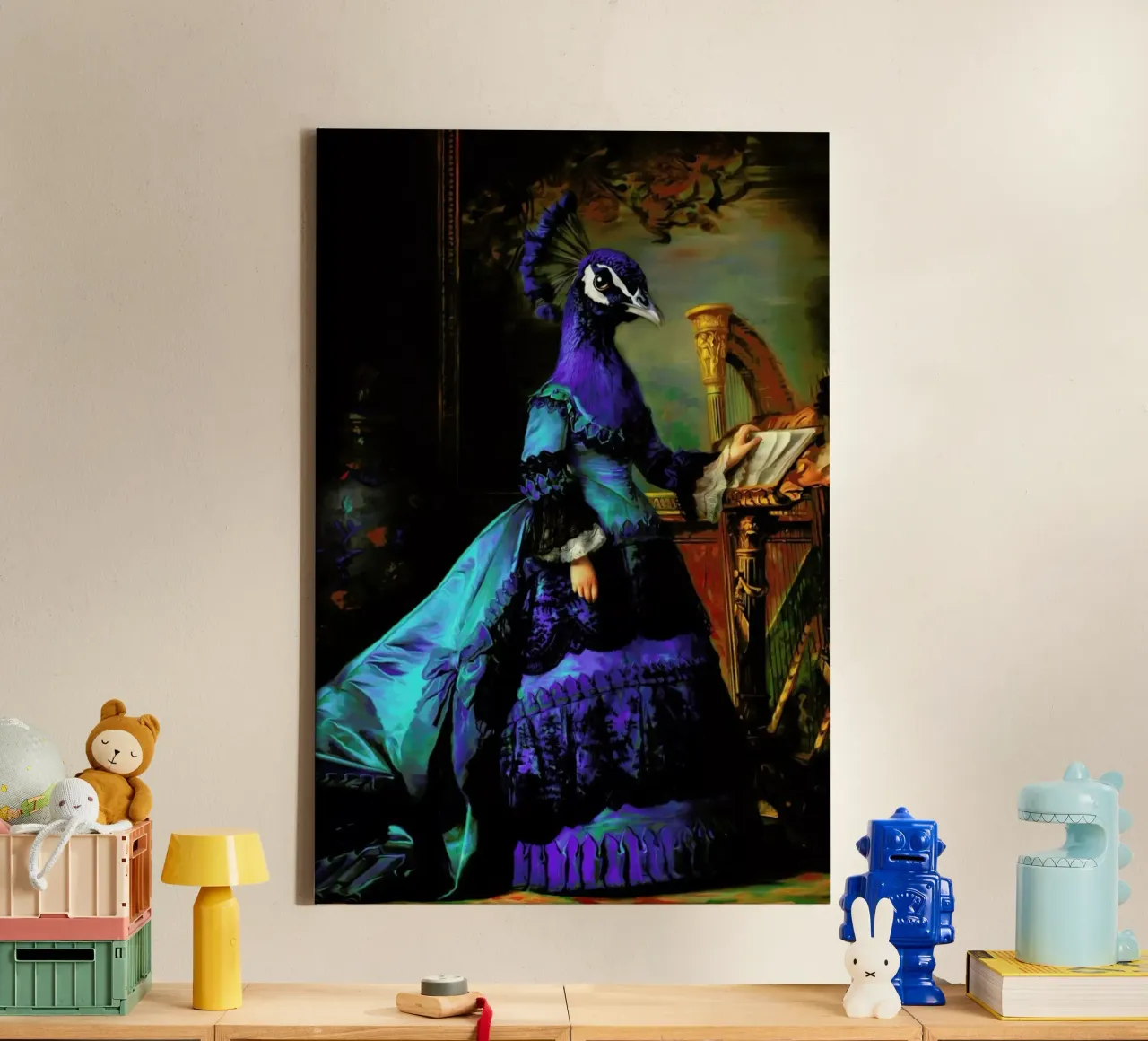 Jeroen canvas with Floater frame by Tein Lucasson