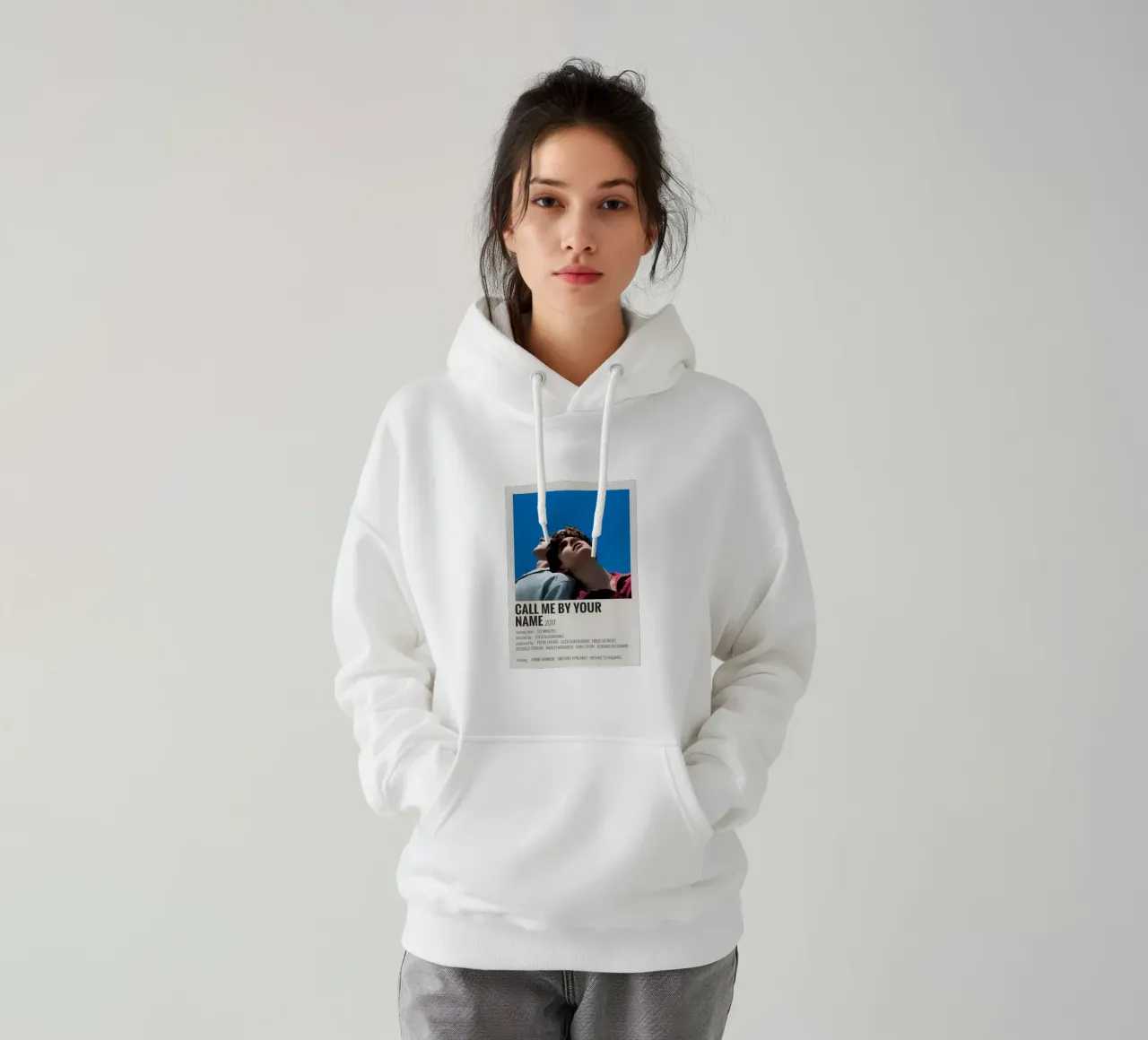 CALL ME BY YOUR NAME 2017 felpa con cappuccio da MVFminimalist