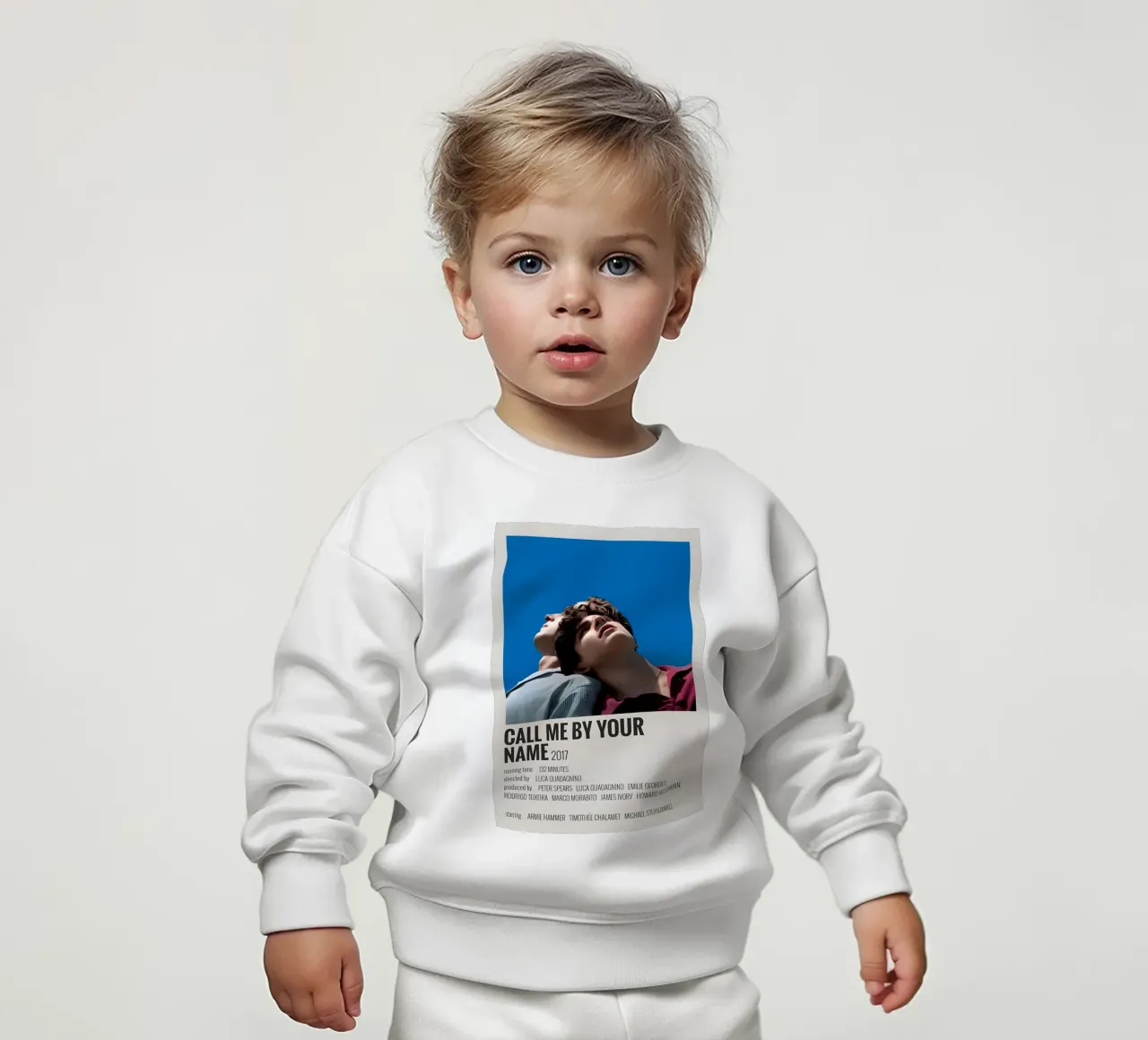 CALL ME BY YOUR NAME 2017 felpa neonato da MVFminimalist