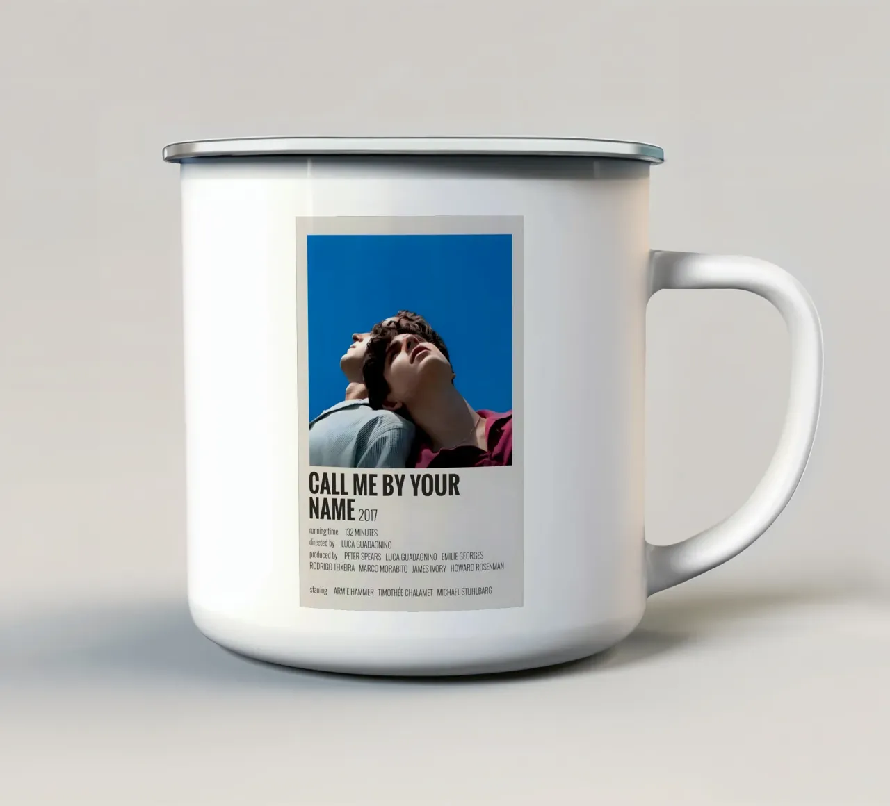 CALL ME BY YOUR NAME 2017 tazza in smalto da MVFminimalist