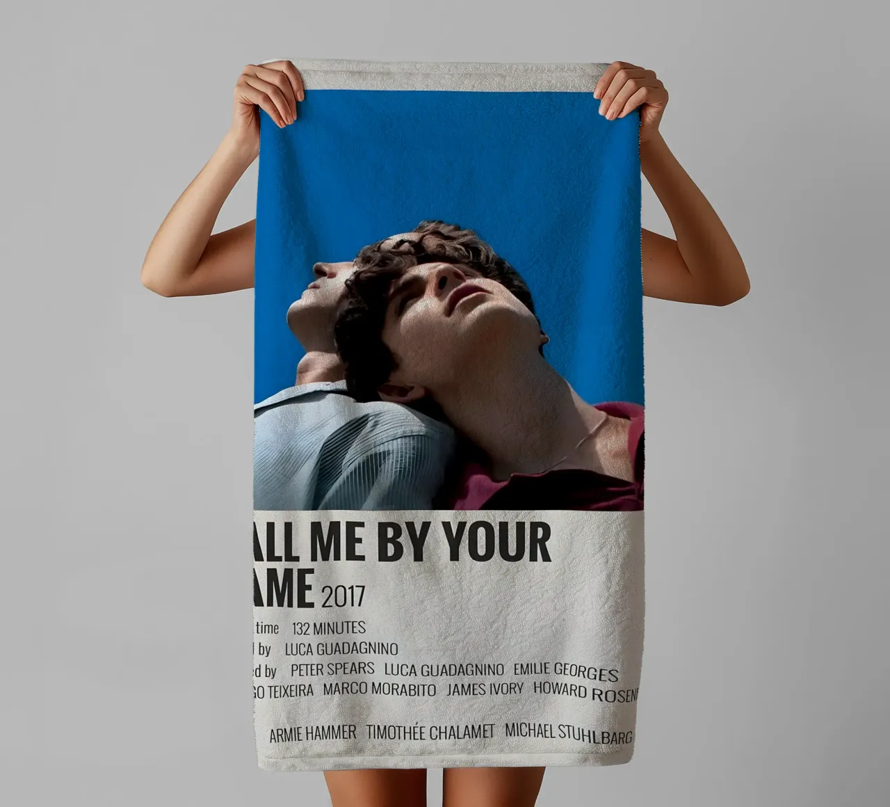 CALL ME BY YOUR NAME 2017 asciugamano da bagno da MVFminimalist
