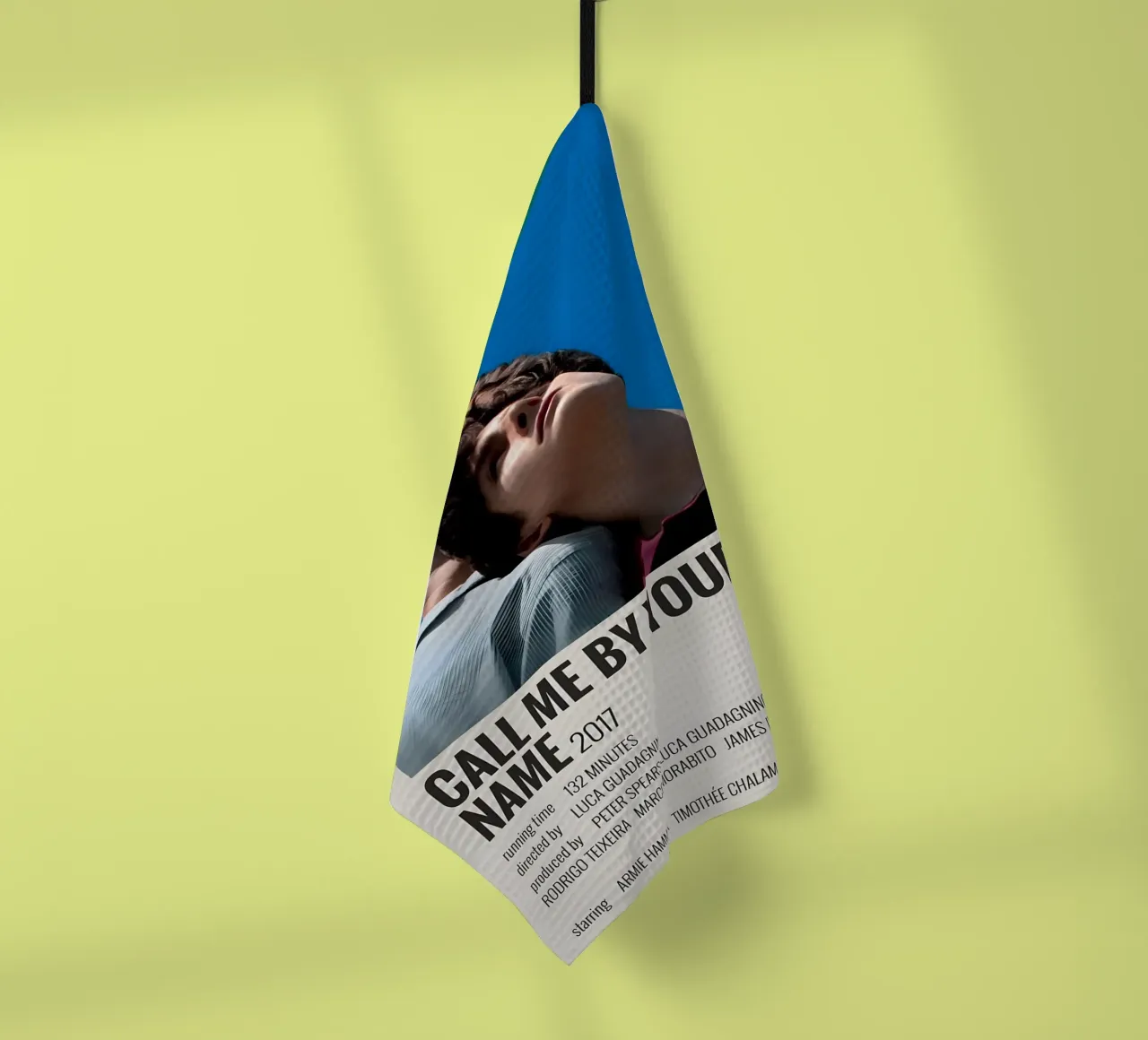 CALL ME BY YOUR NAME 2017 canovaccio da cucina da MVFminimalist