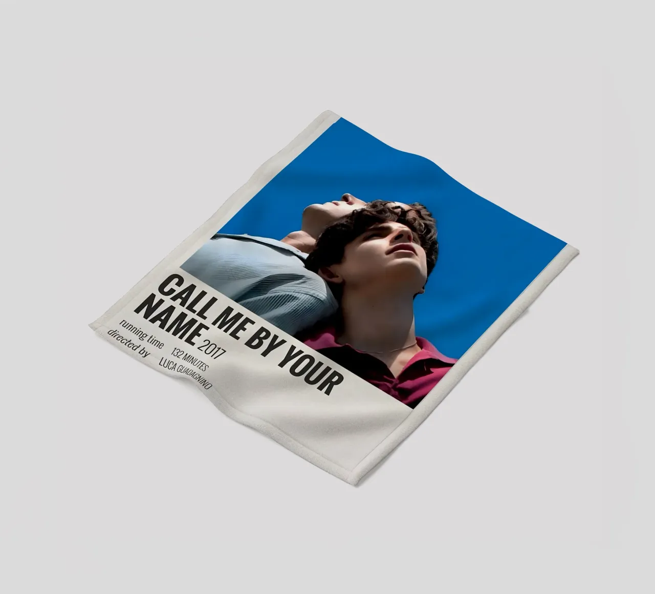 CALL ME BY YOUR NAME 2017 coperta in pile da MVFminimalist