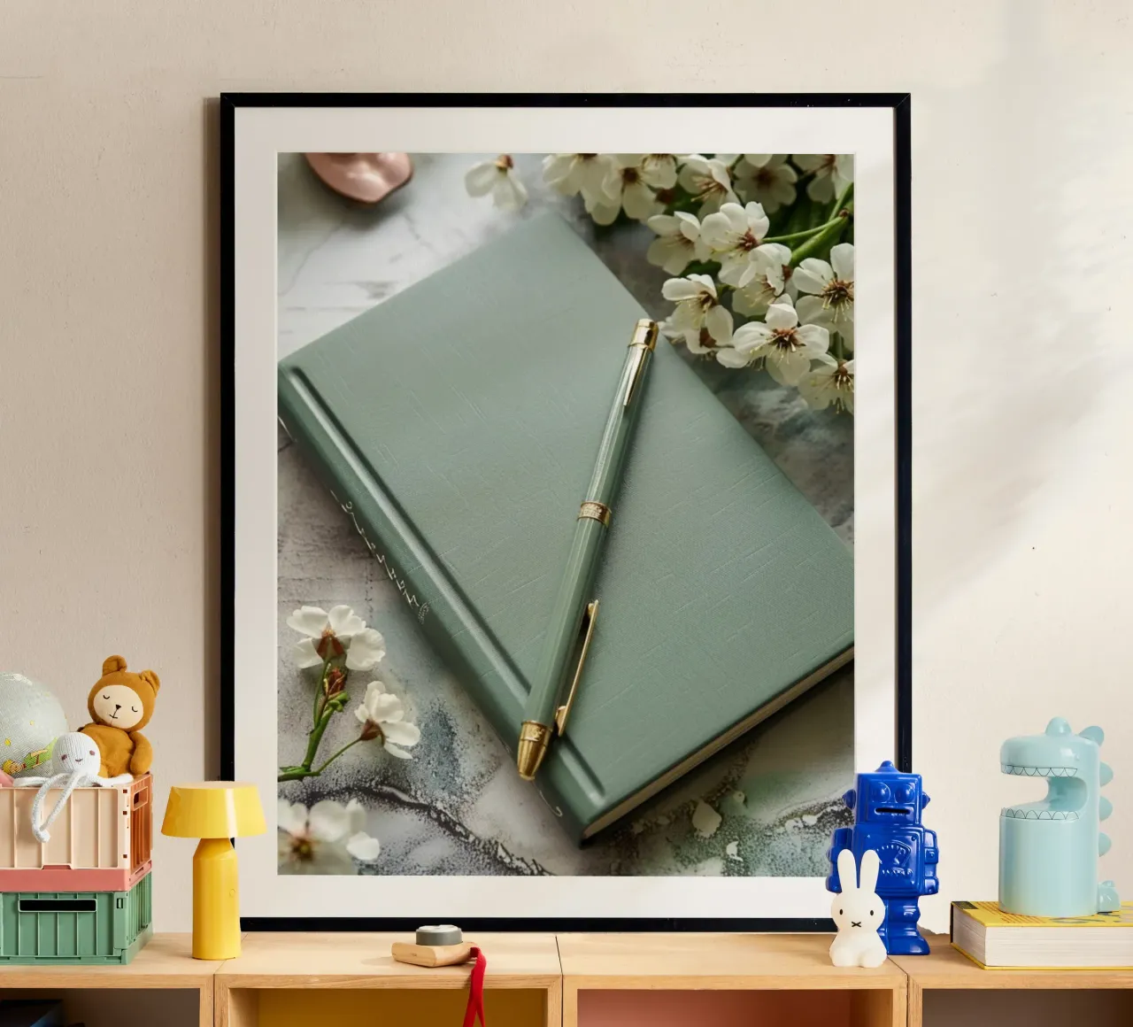 Riverbero di menta poster da PhotoVibe Decor