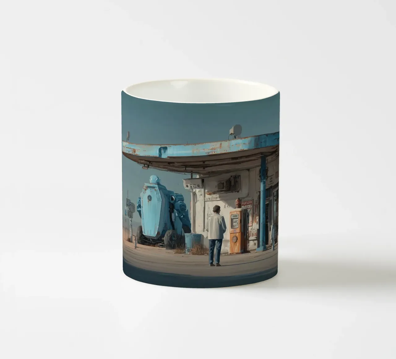Highway to Tomorrow tazza in ceramica da Headless Monkeys