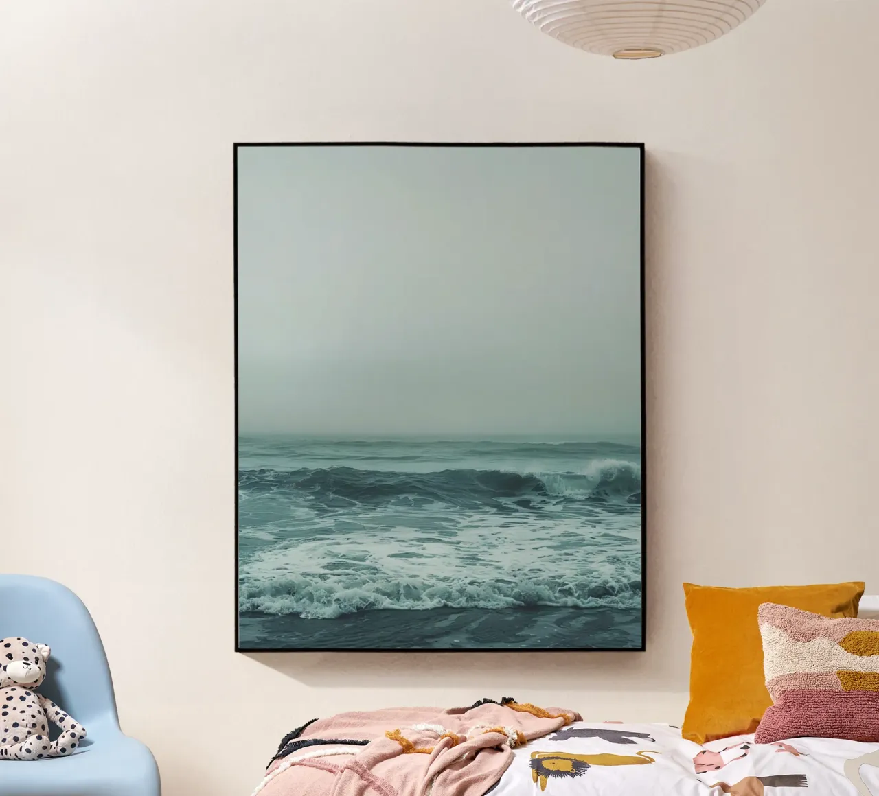 Mint Reverie acrylic glass by PhotoVibe Decor