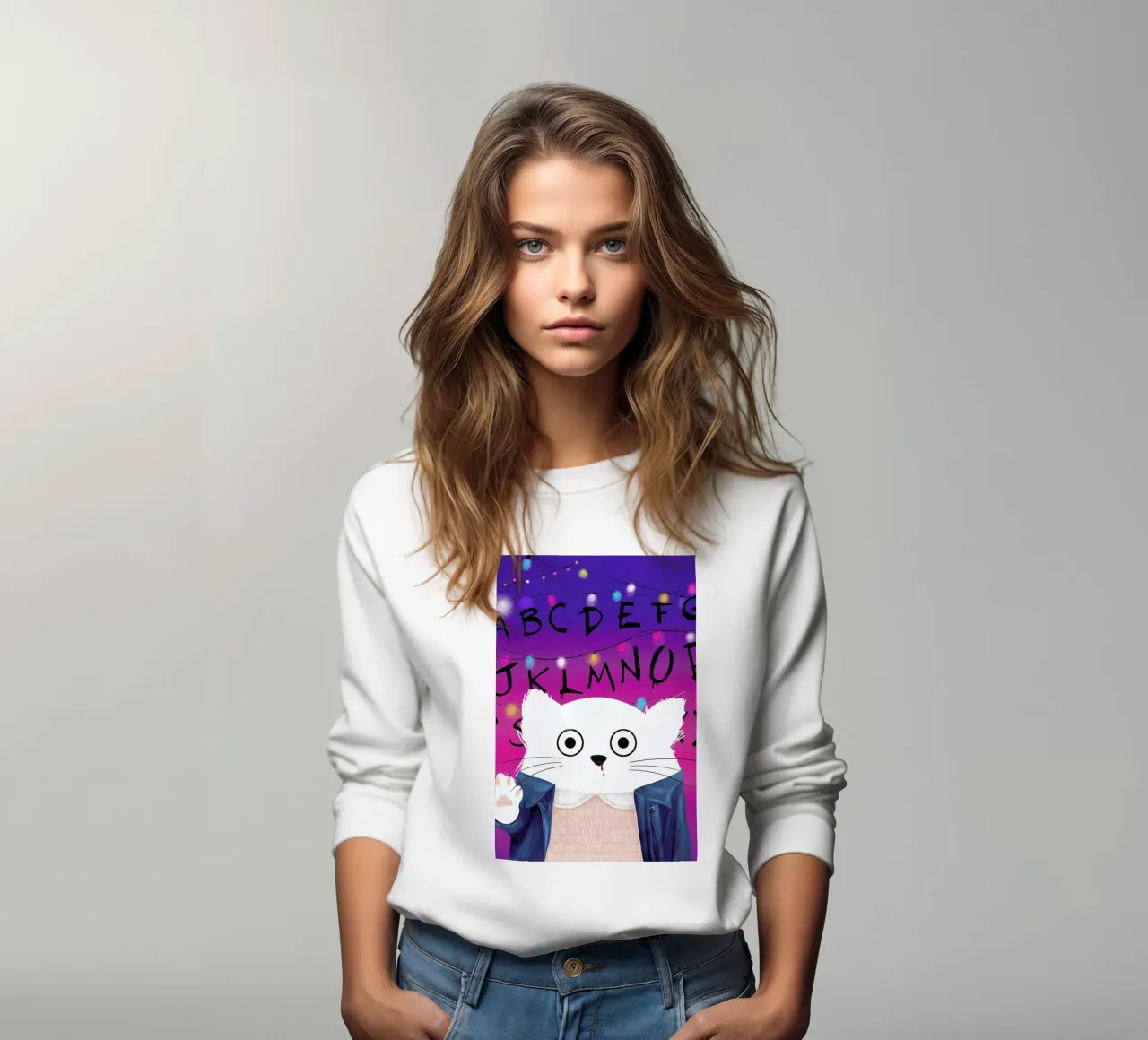 Cat Eleven felpa da Doozal