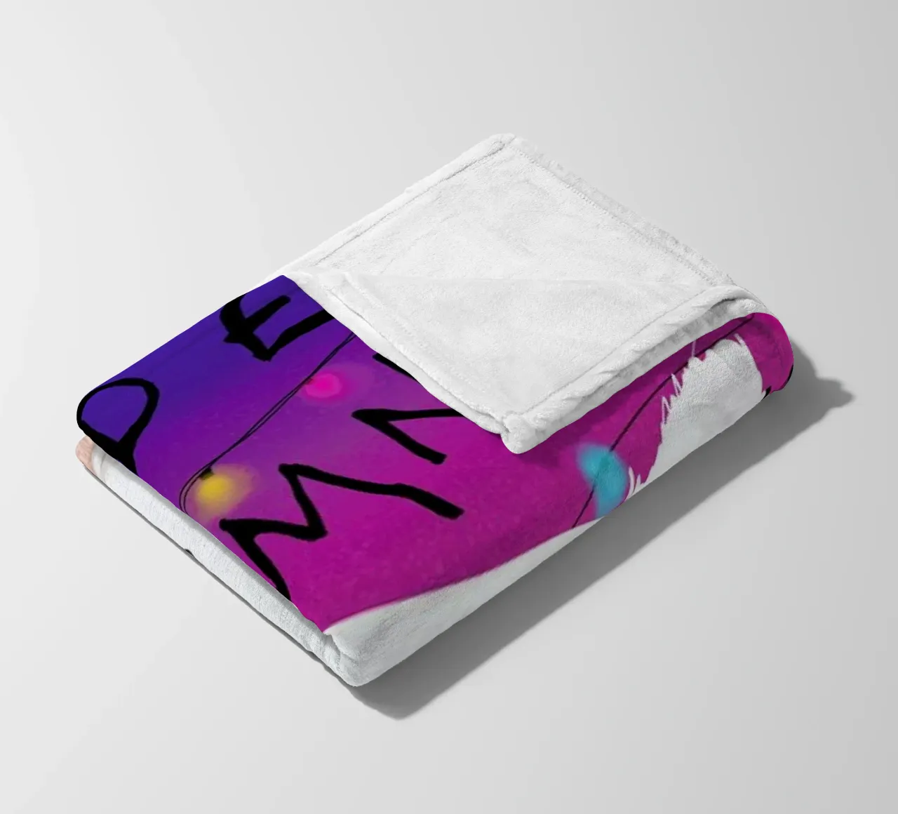 Cat Eleven coperta in pile da Doozal