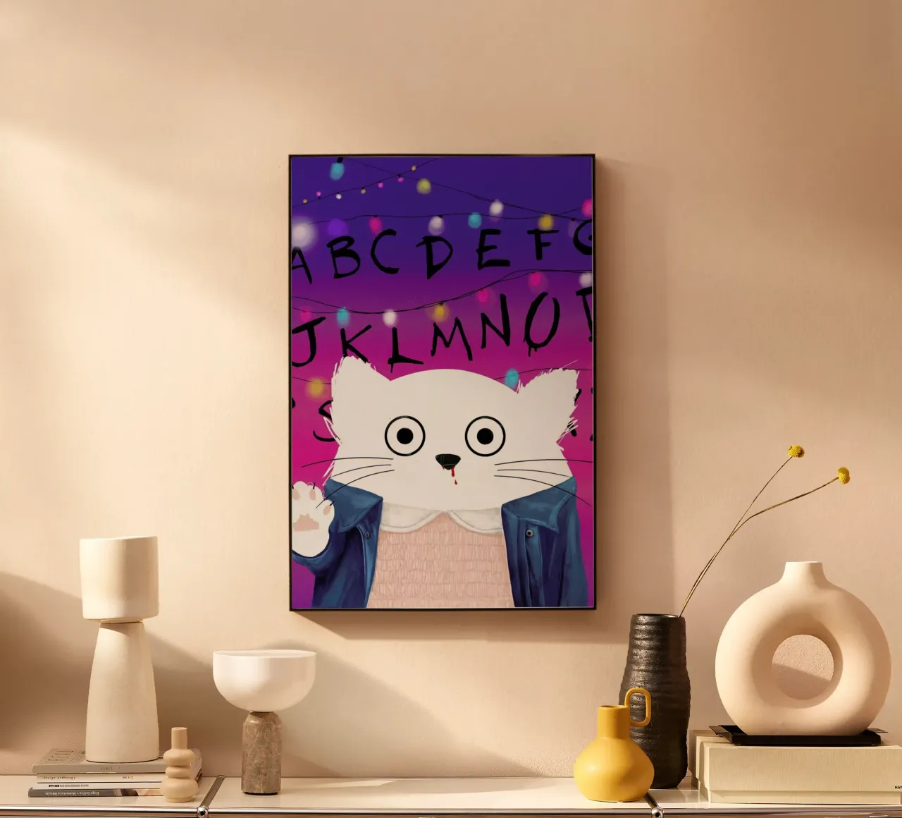 Cat Eleven alluminio dibond da Doozal