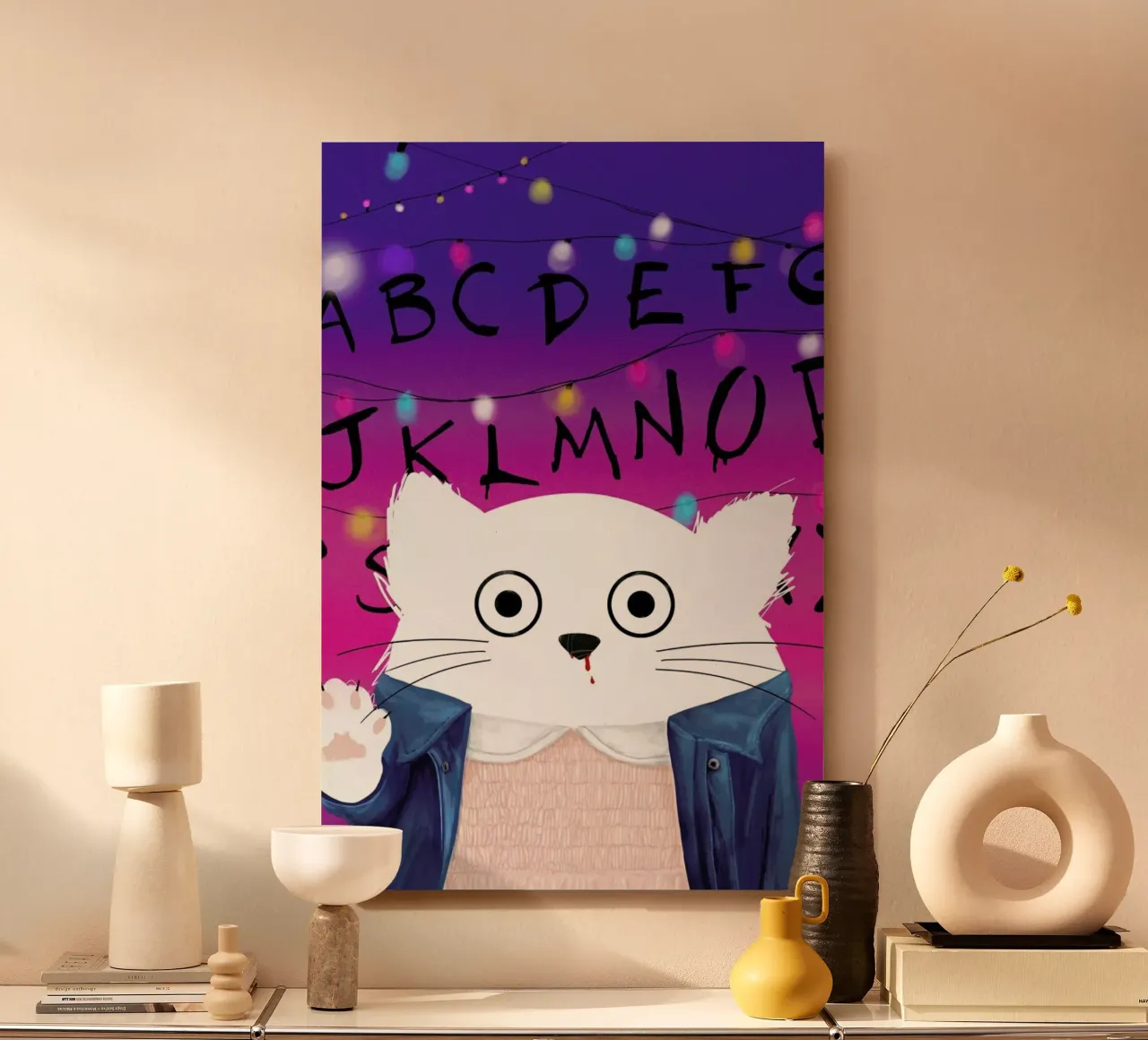 Cat Eleven alluminio dibond da Doozal
