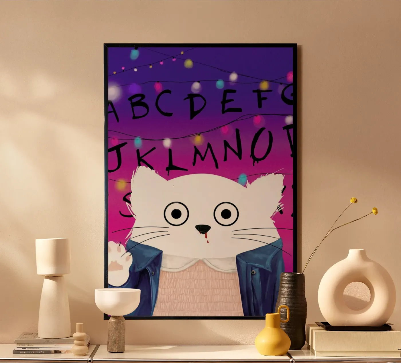 Cat Eleven poster da Doozal