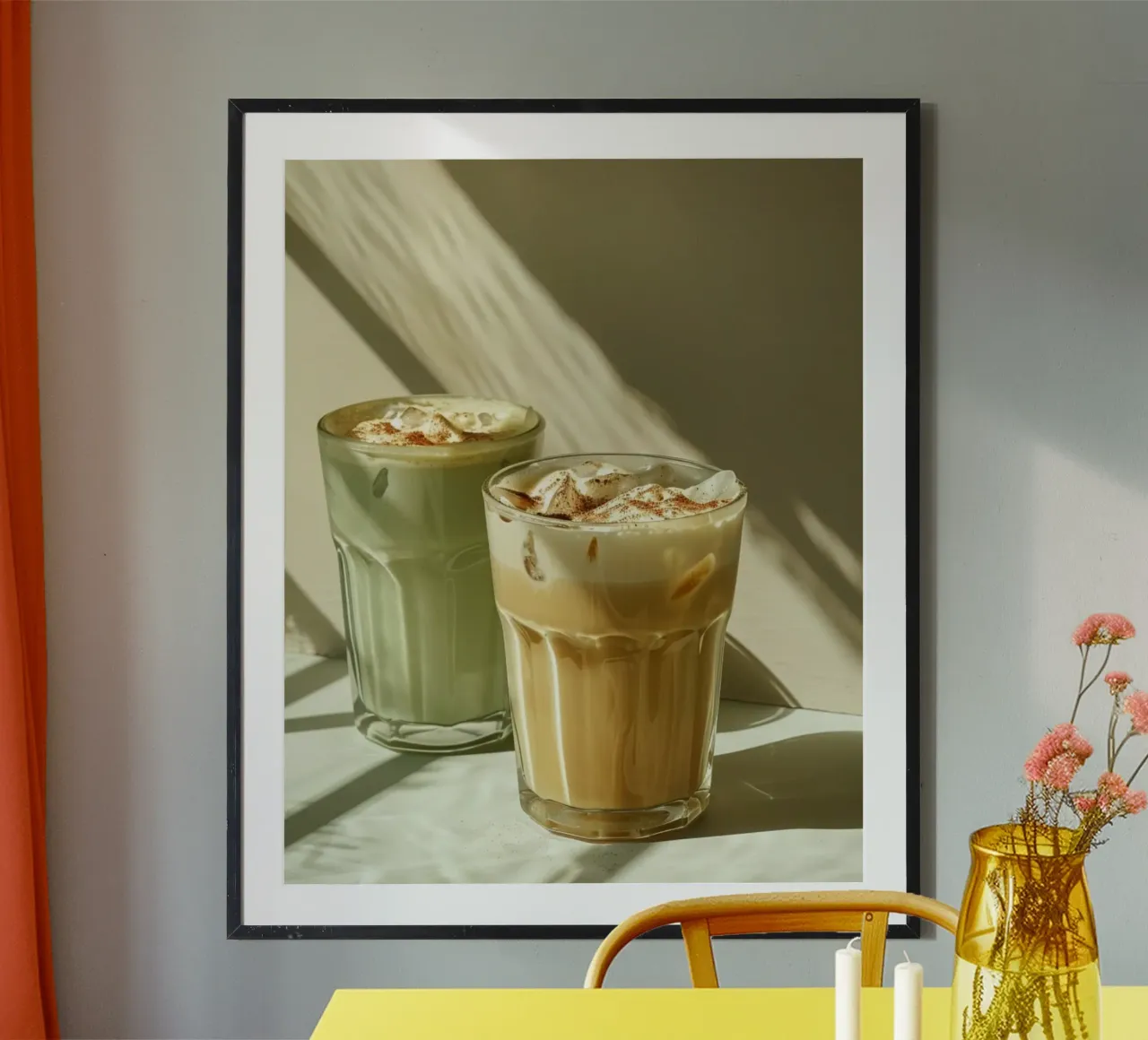 Riverbero di menta poster da PhotoVibe Decor