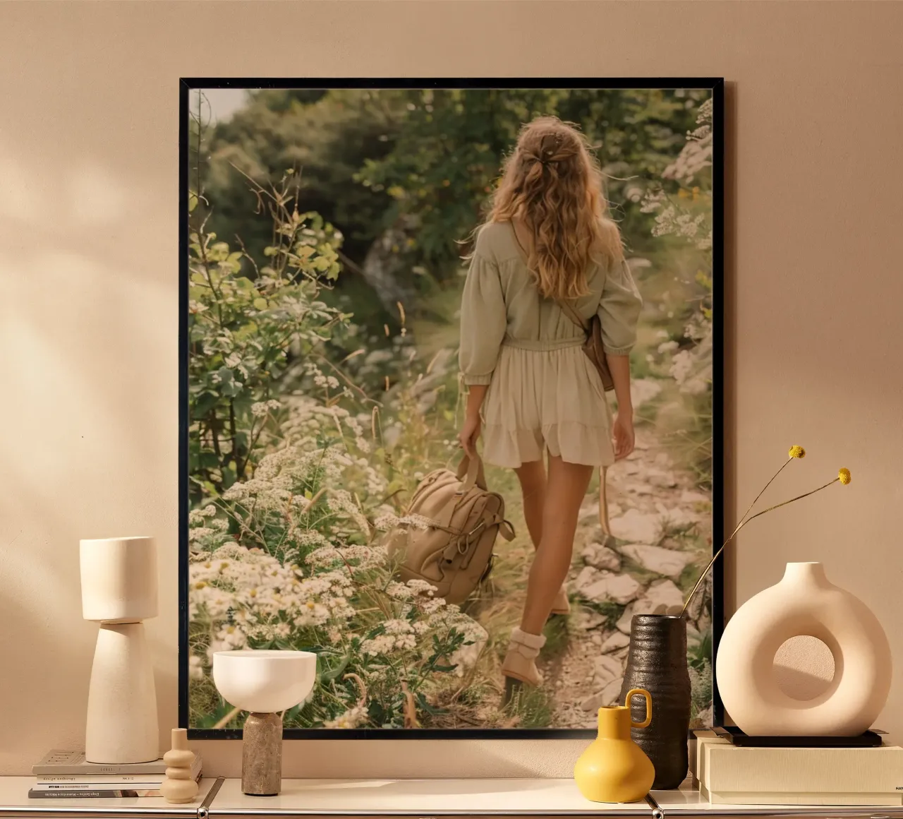 Riverbero di menta poster da PhotoVibe Decor