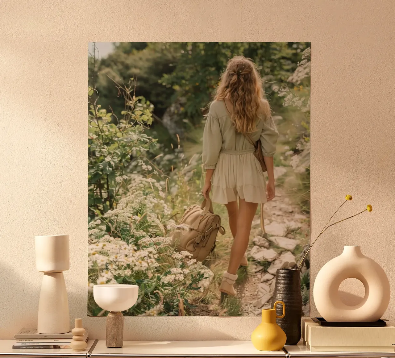Riverbero di menta poster da PhotoVibe Decor