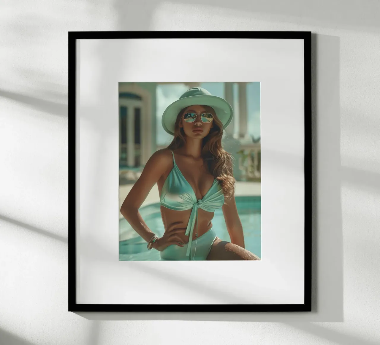 Riverbero di menta poster da PhotoVibe Decor