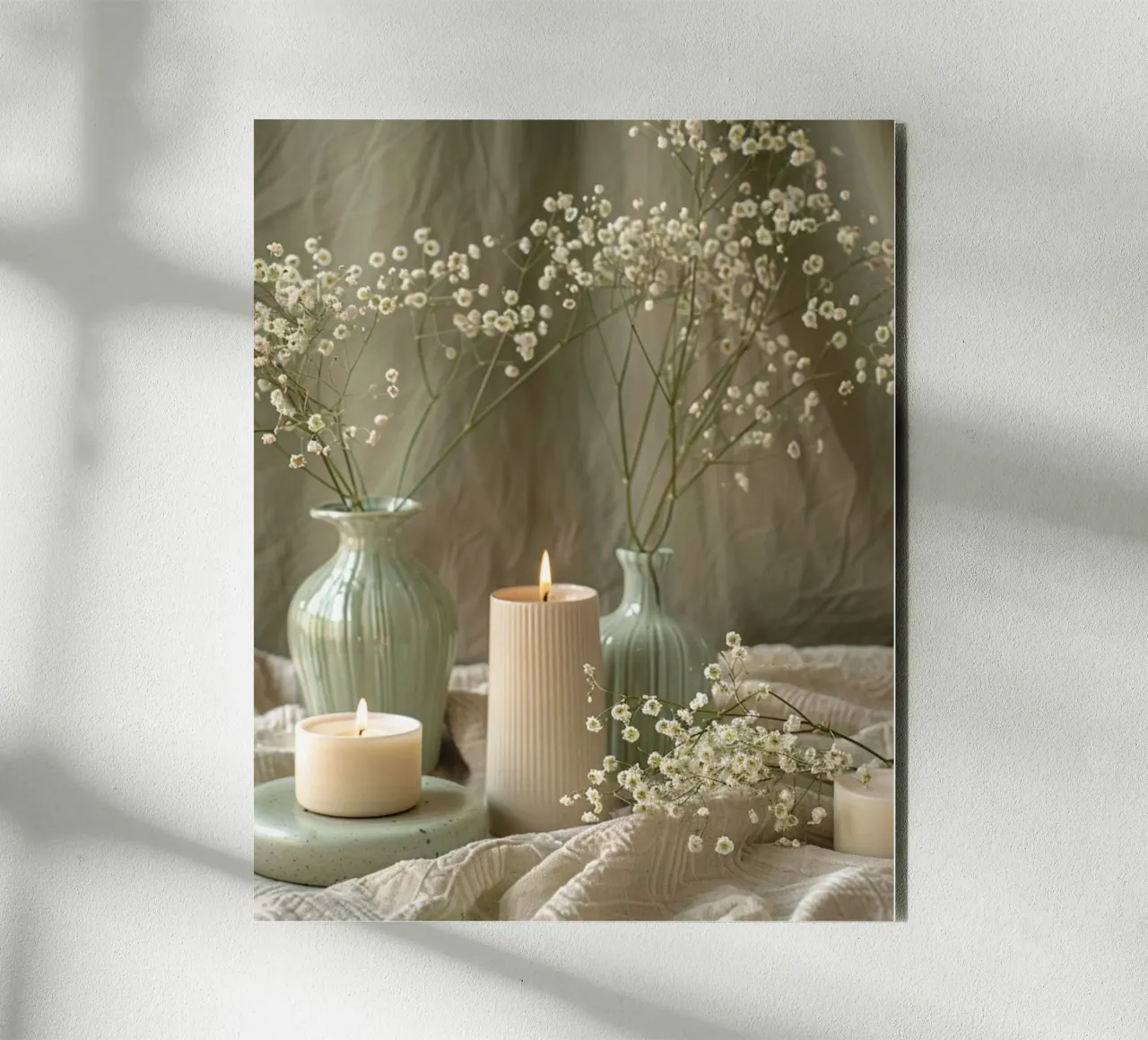 Riverbero di menta alluminio dibond da PhotoVibe Decor