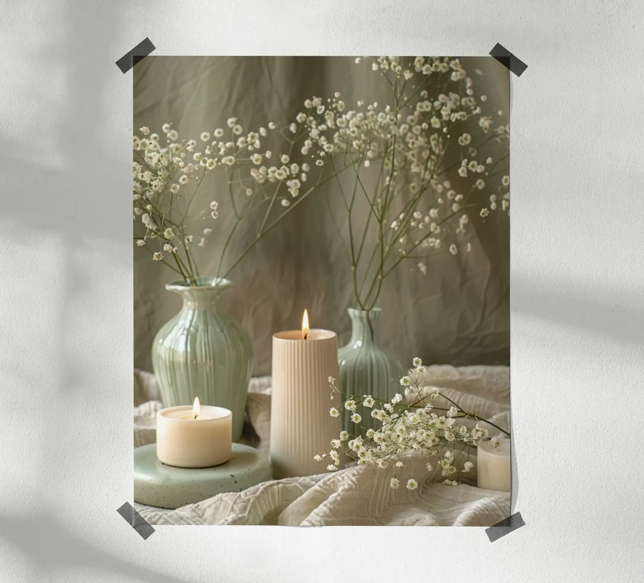 Riverbero di menta carta hahnemühle da PhotoVibe Decor