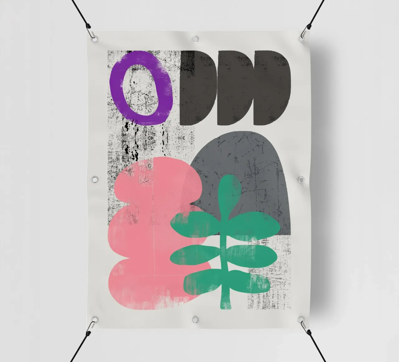 Collage di forme telo in pvc da Little Dean