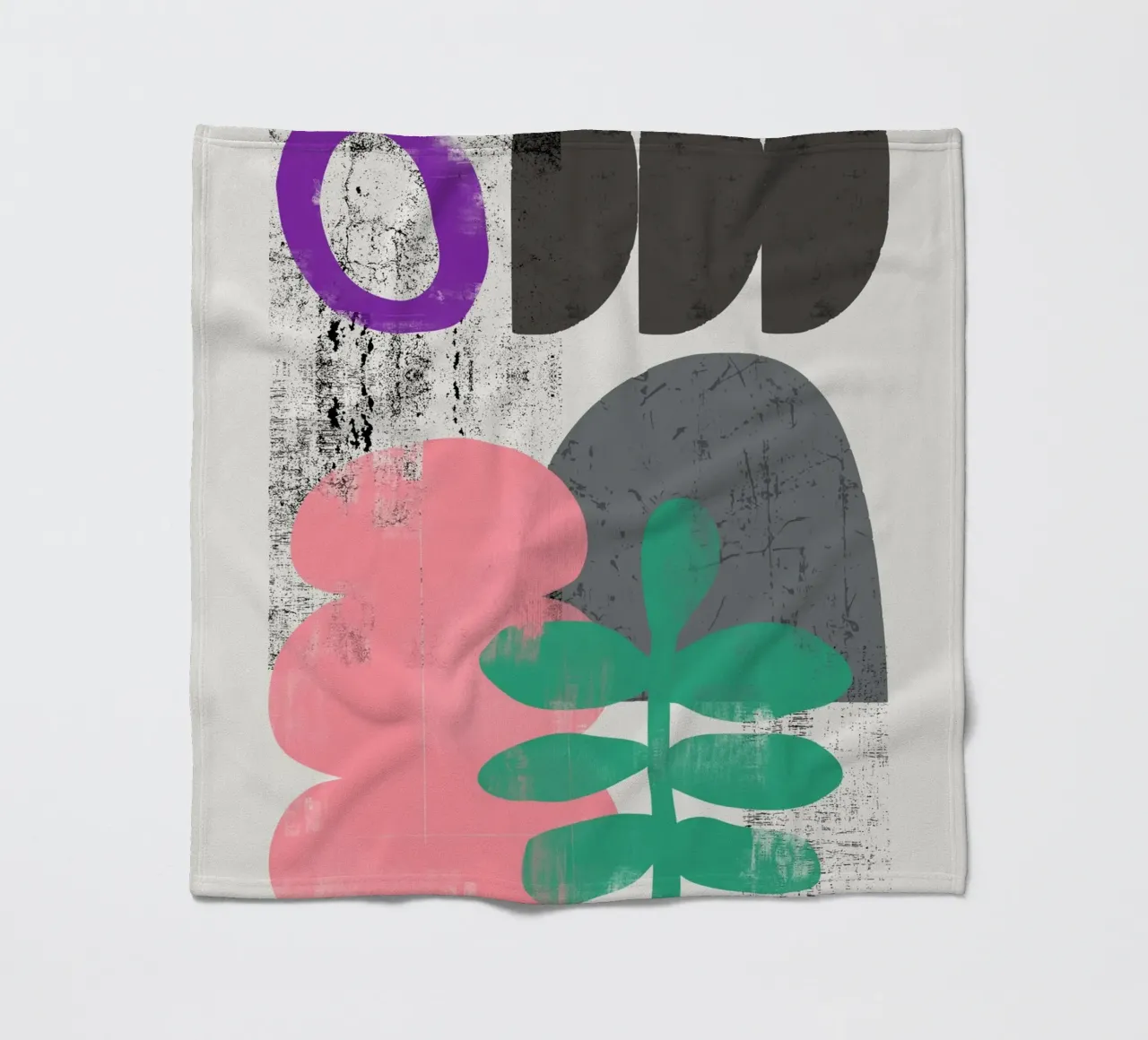 Collage di forme coperta in pile da Little Dean