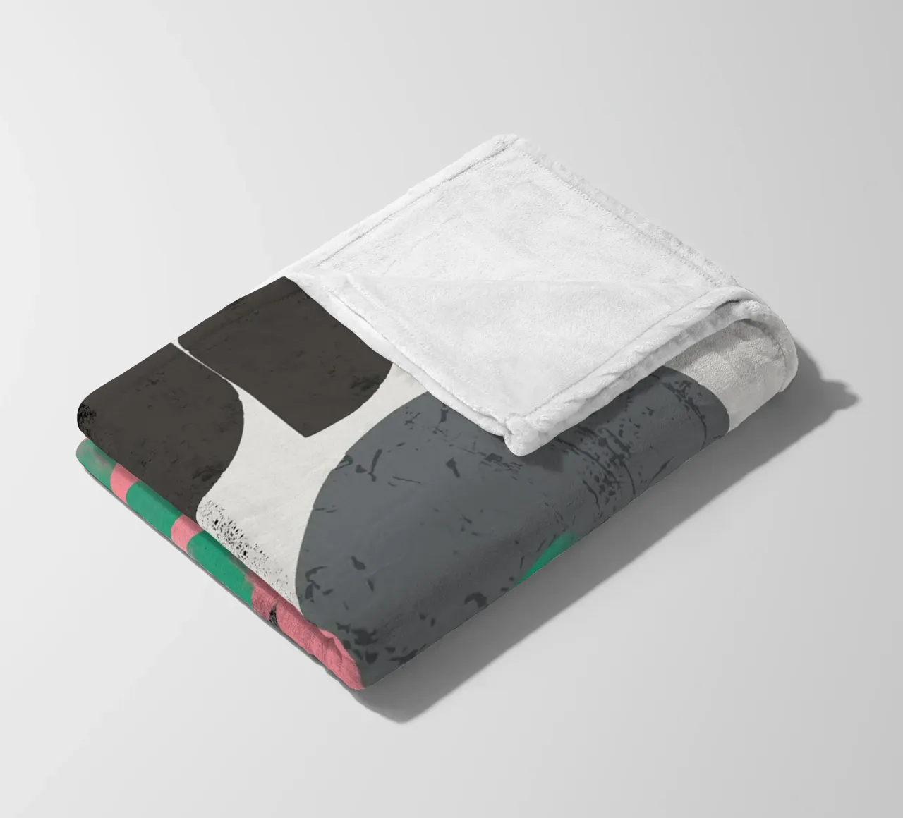 Collage di forme coperta in pile da Little Dean