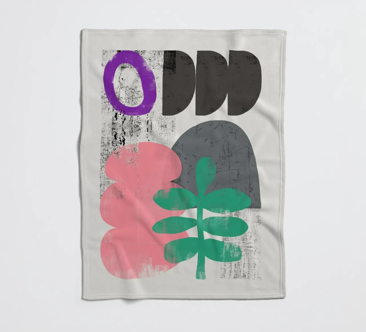 Collage di forme coperta in pile da Little Dean