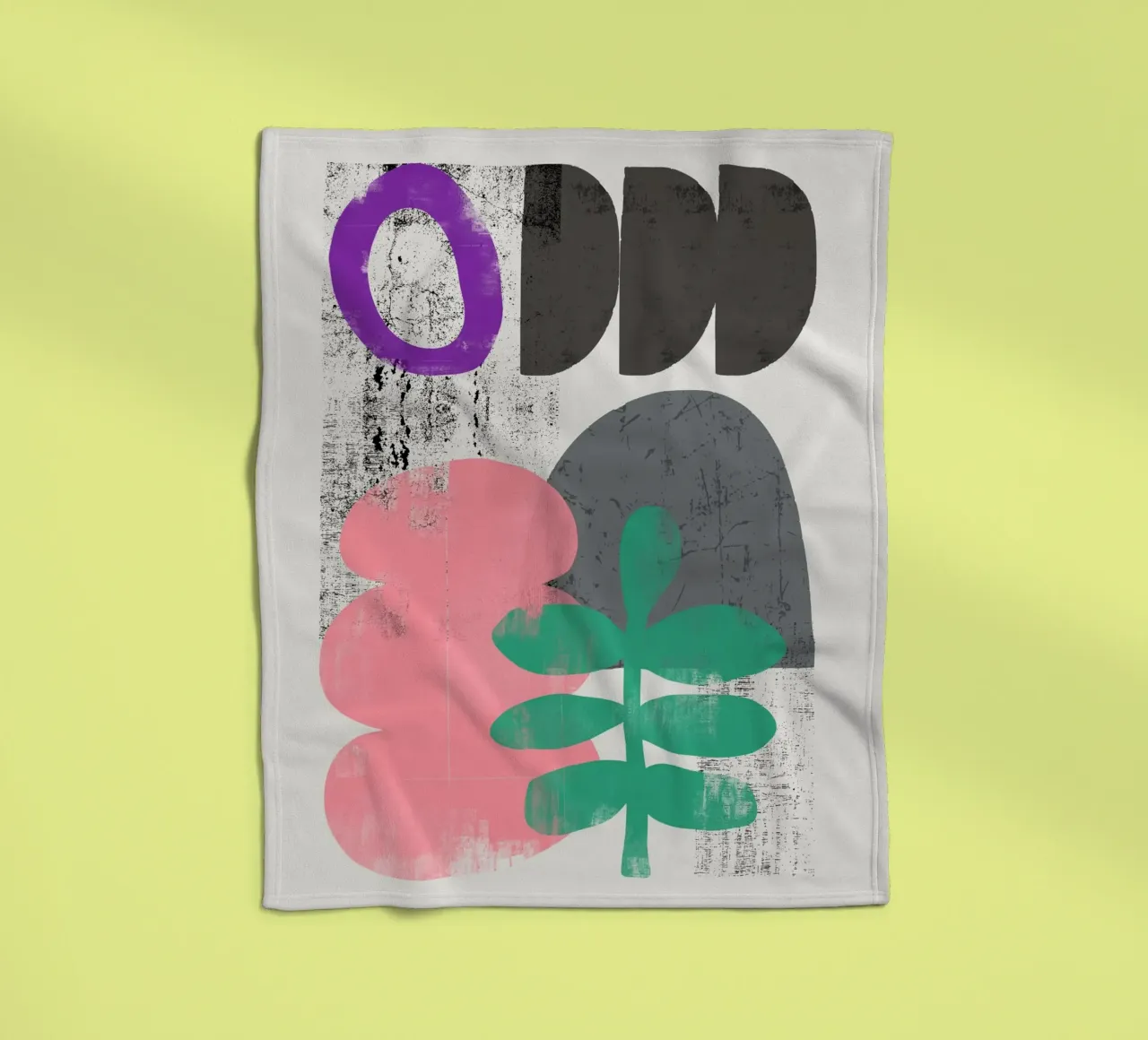 Collage di forme coperta in pile da Little Dean