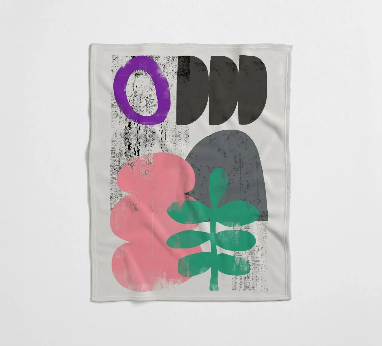 Collage di forme coperta in pile da Little Dean